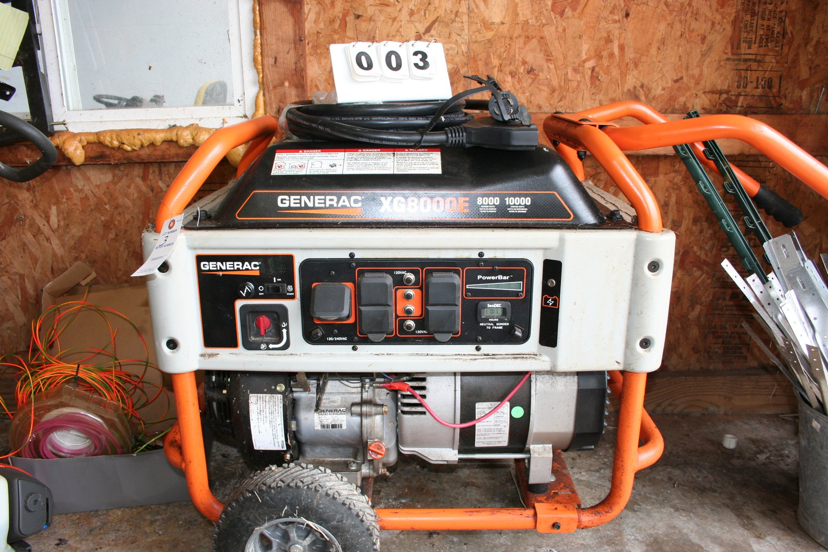 Image for Generac XG8000E 83 Hours