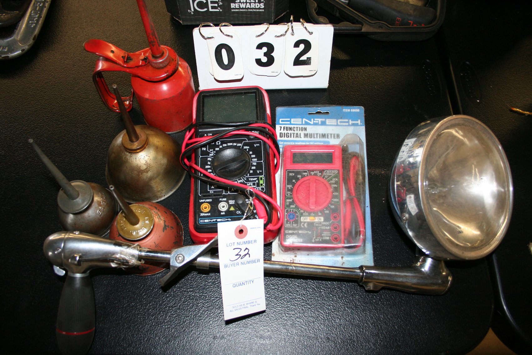 Image for Misc Oil Cans, Multi Meters, Spotlight