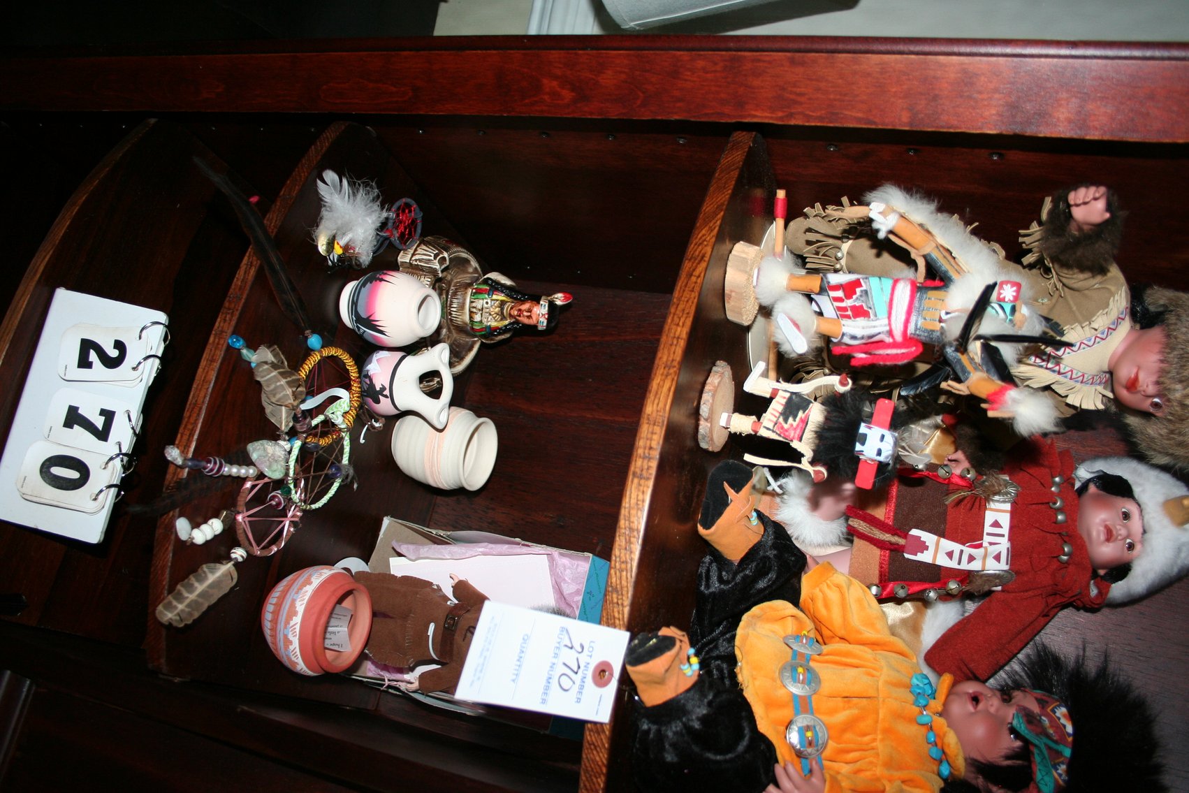 Image for Native American Dolls & Misc & Pottery