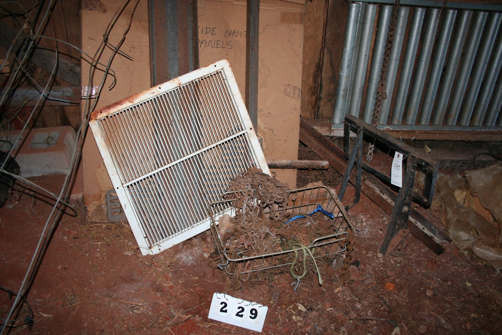 Image for Misc Scrap Metal & Wood & Wire - Inside the shed on the ground