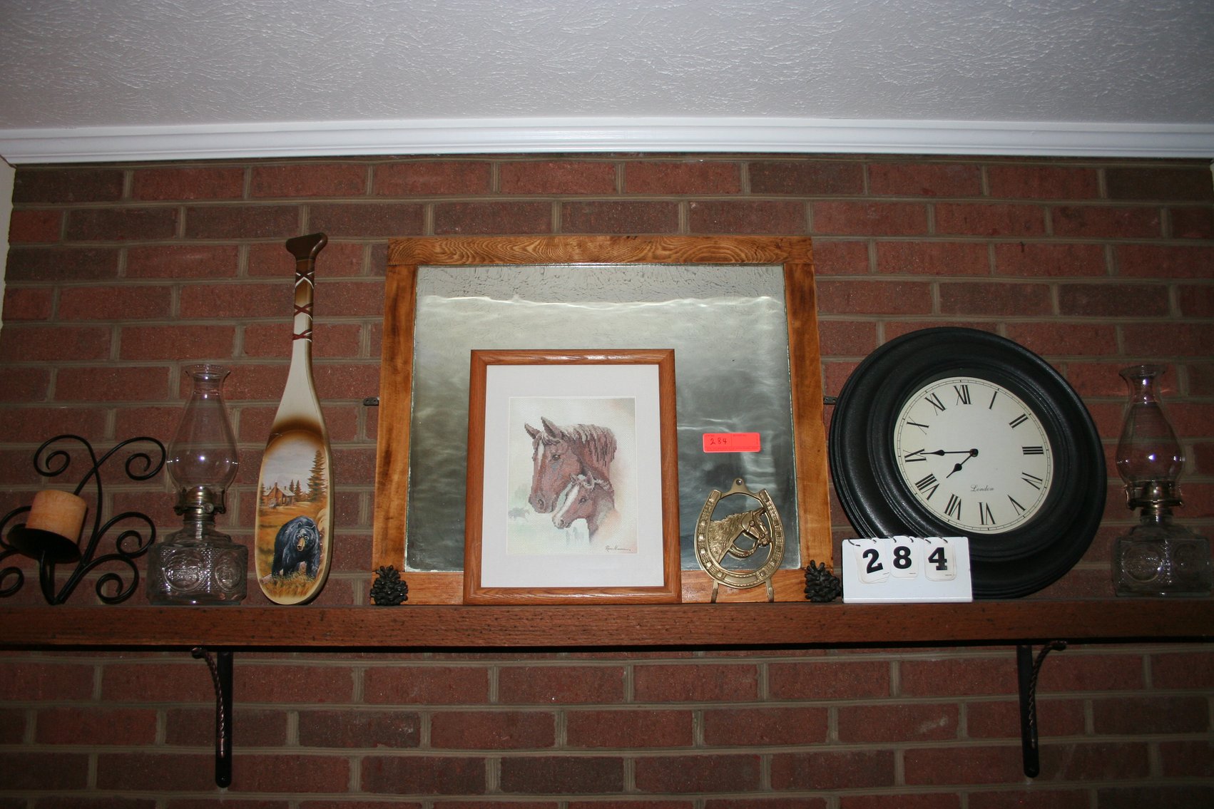 Image for Mirror, Oil Lamps, Clock
