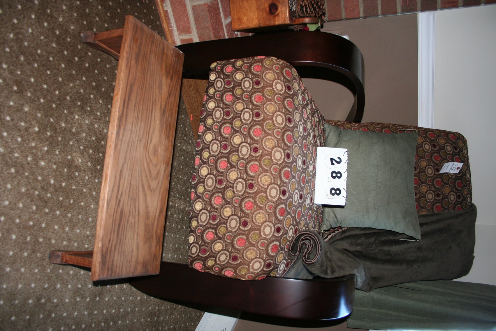 Image for Mission Style Chair & Oak Foot Rest