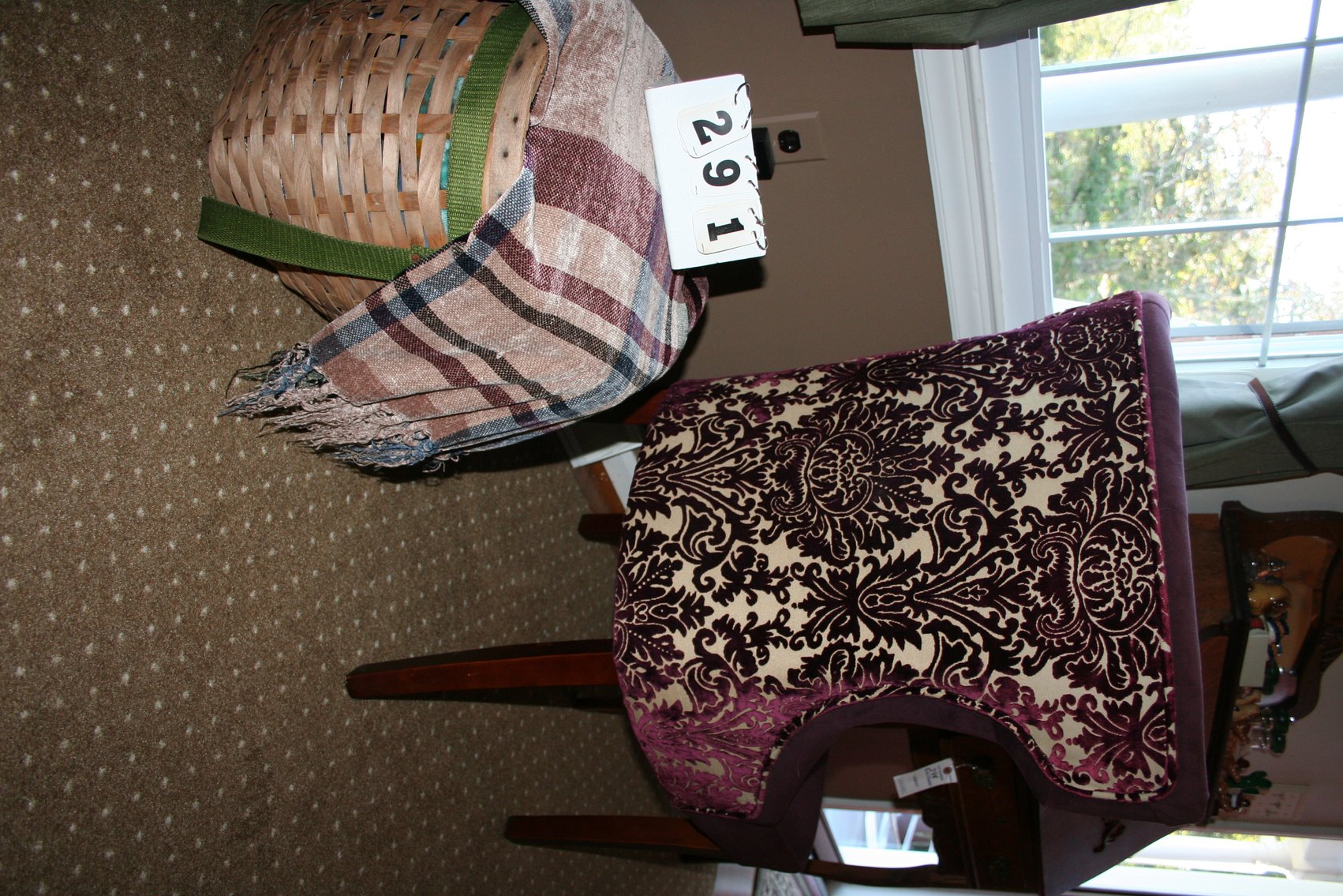 Image for Nice Valour Chair and Basket of Comforters