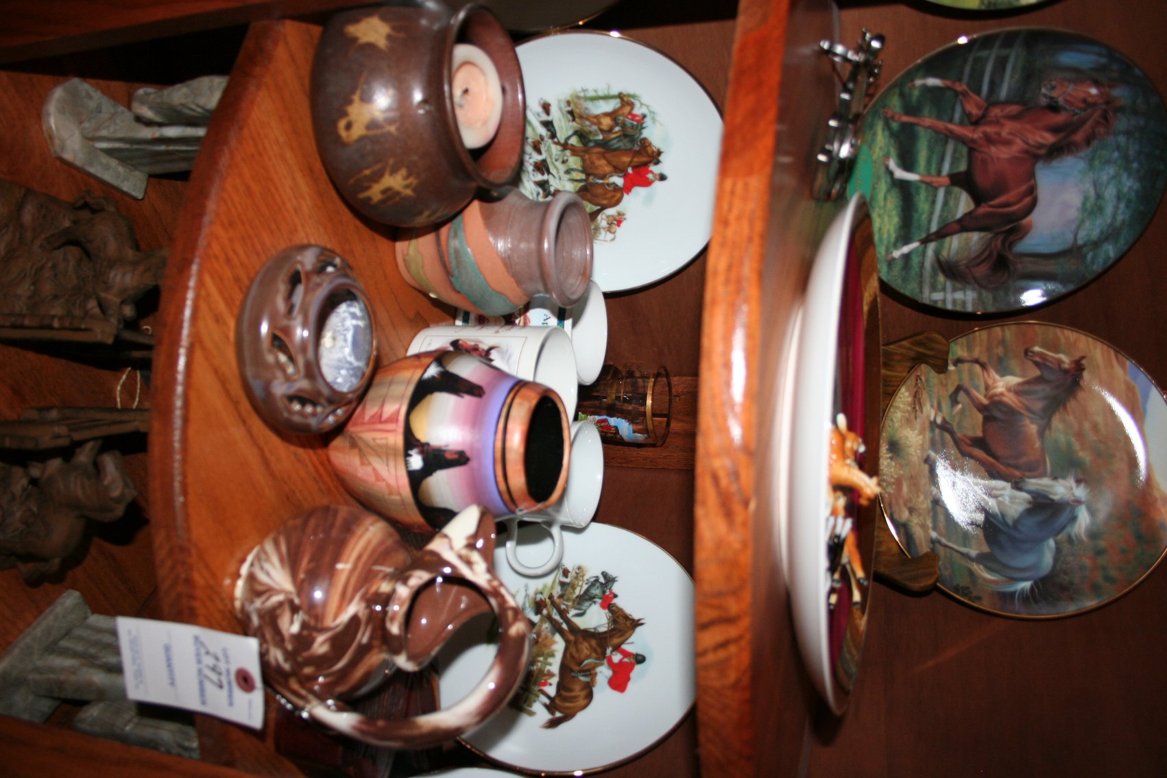 Image for Pottery, Cast Iron Book Ends Many Nice Pieces