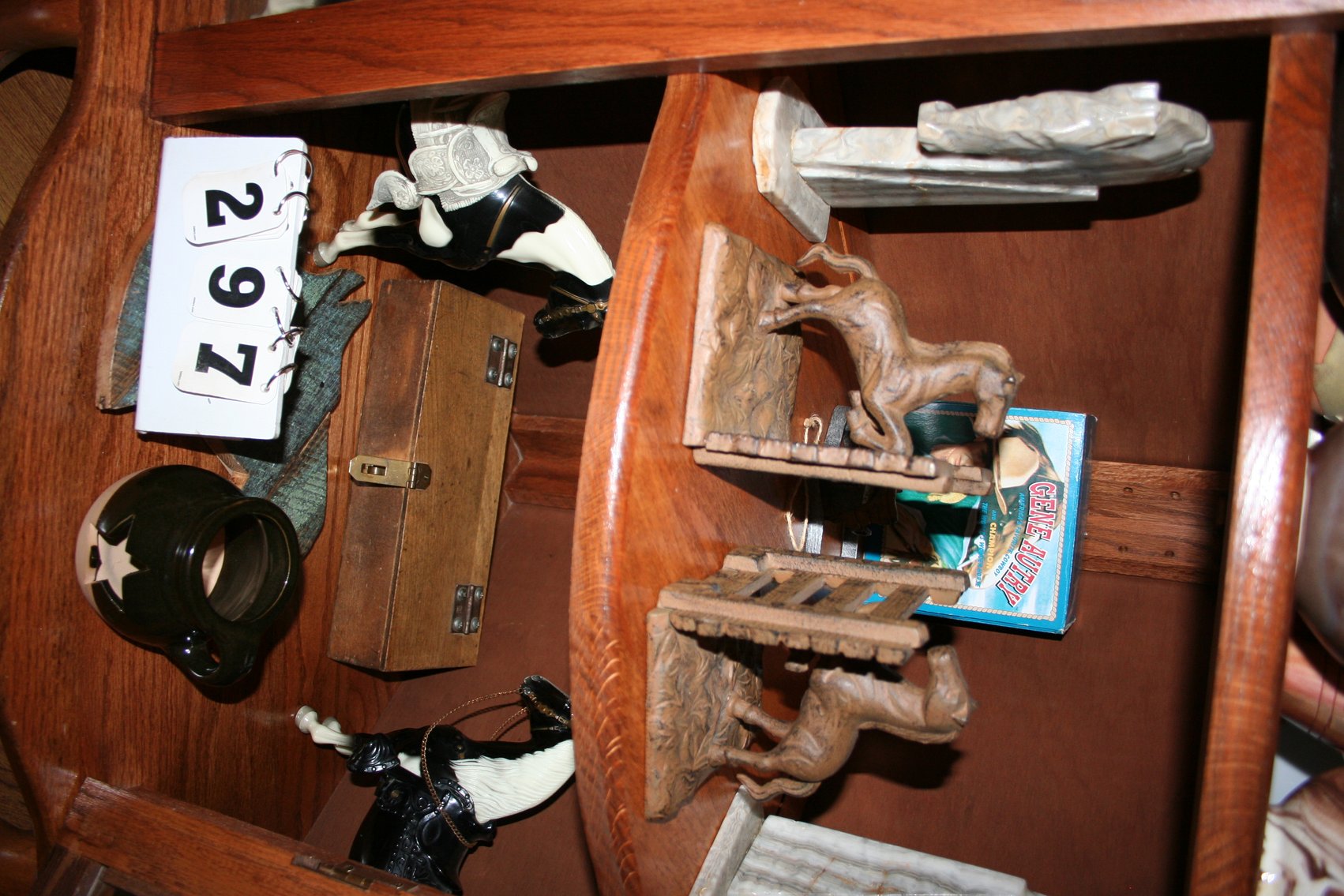 Image for Pottery, Cast Iron Book Ends Many Nice Pieces