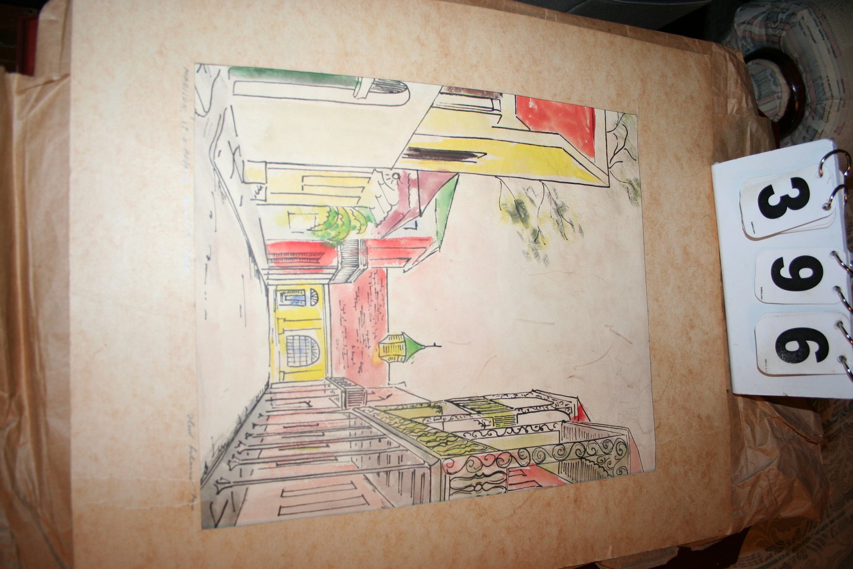 Image for Water Color - Madison Street & French Market 1792