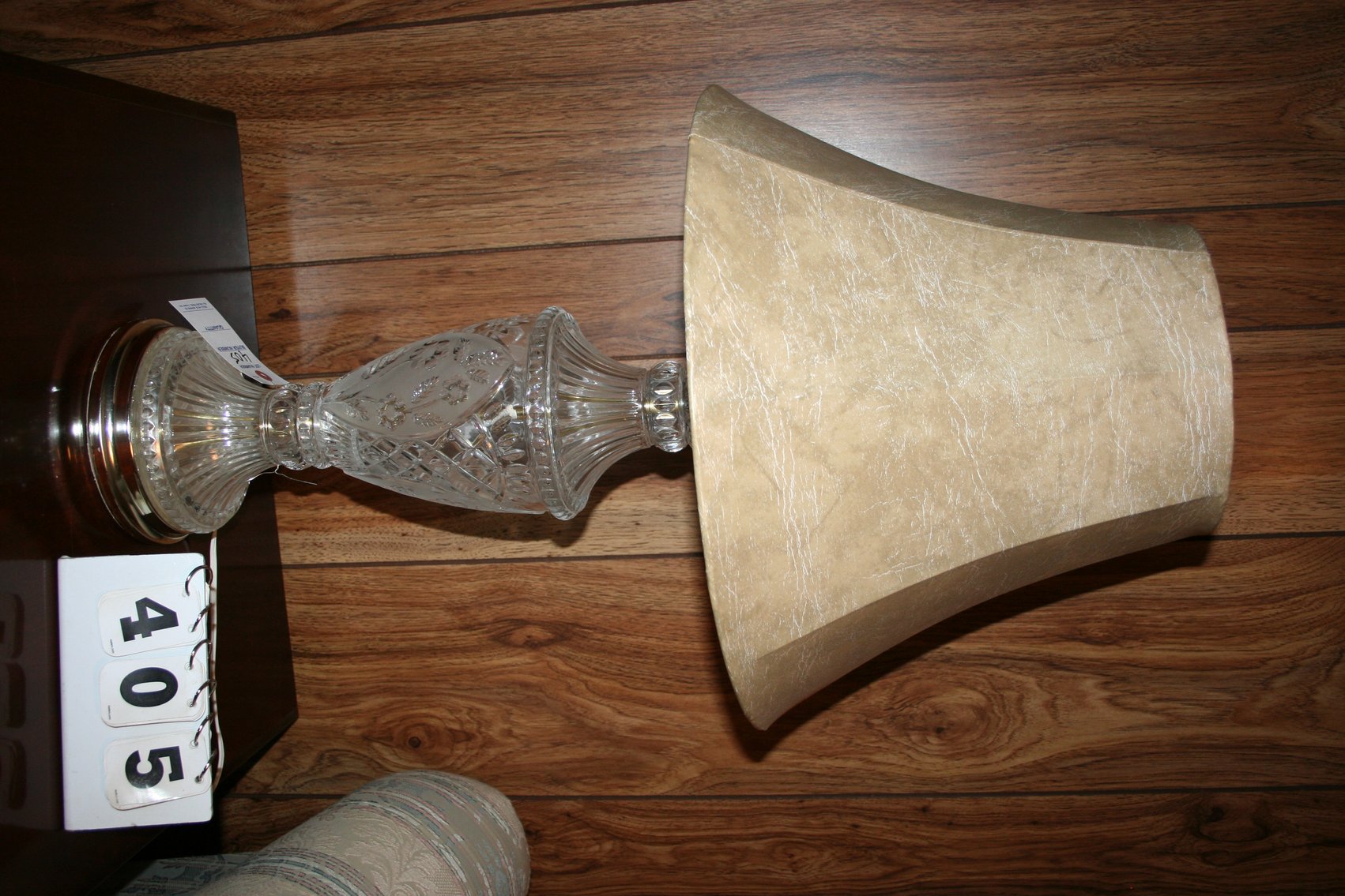 Image for Vintage Glass Lamp