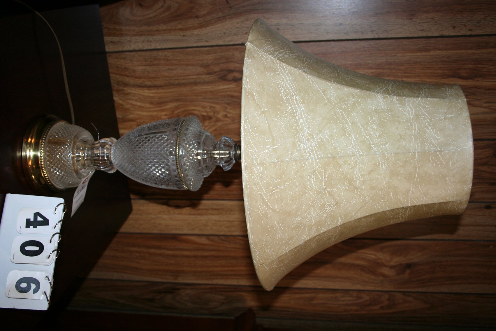 Image for Vintage Glass Lamp