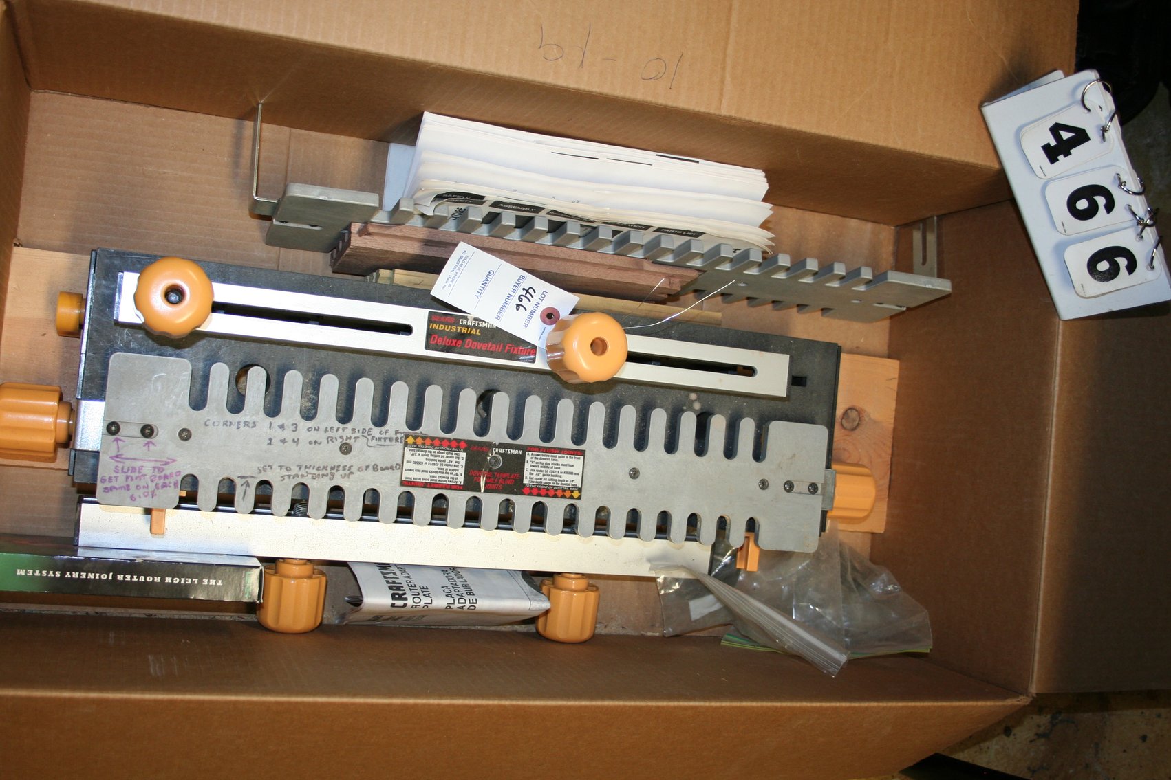 Image for Craftsman Deluxe Dovetail Fixture (Like New)