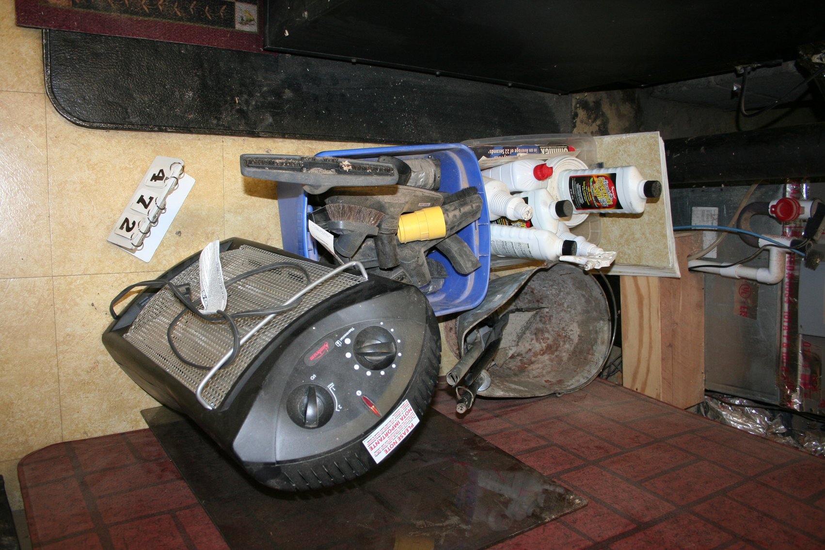 Image for Electric Heater, Lighter Fluid, Coal Bucket