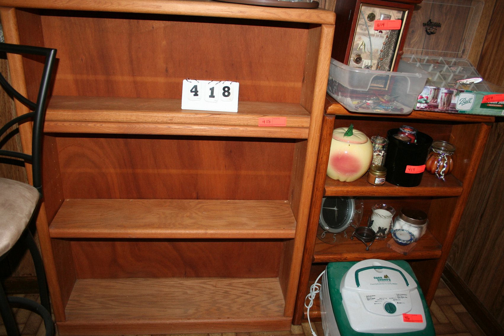 Image for Oak Bookcases ONLY (2)