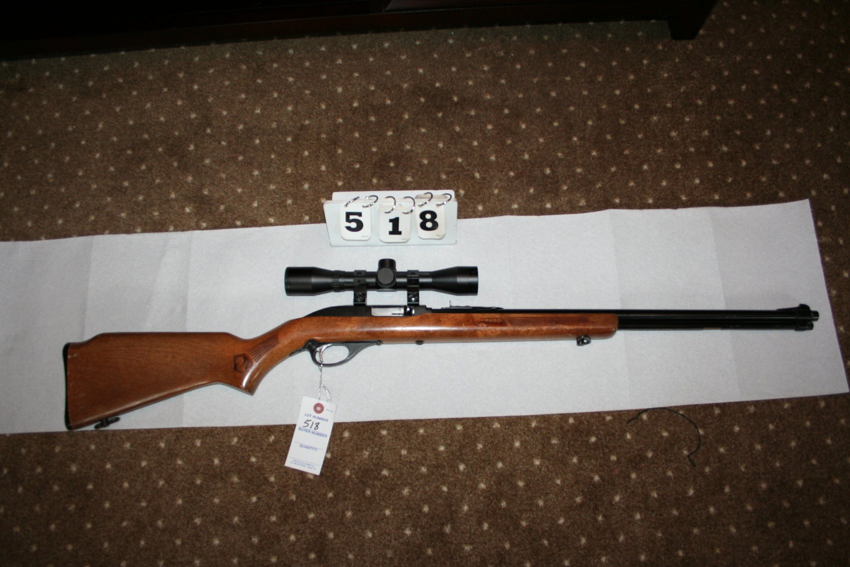 Image for Marlin Model 60, 22 LR Auto, 4 X 32 Scope #26323575    Nice Condition