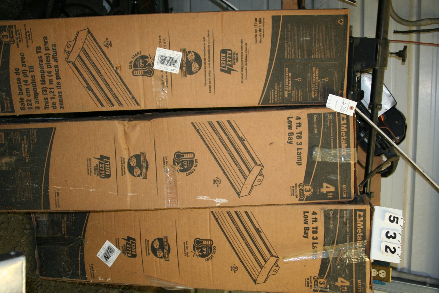 Image for Shop Lamps (3) 4 Foot 3 Lamp