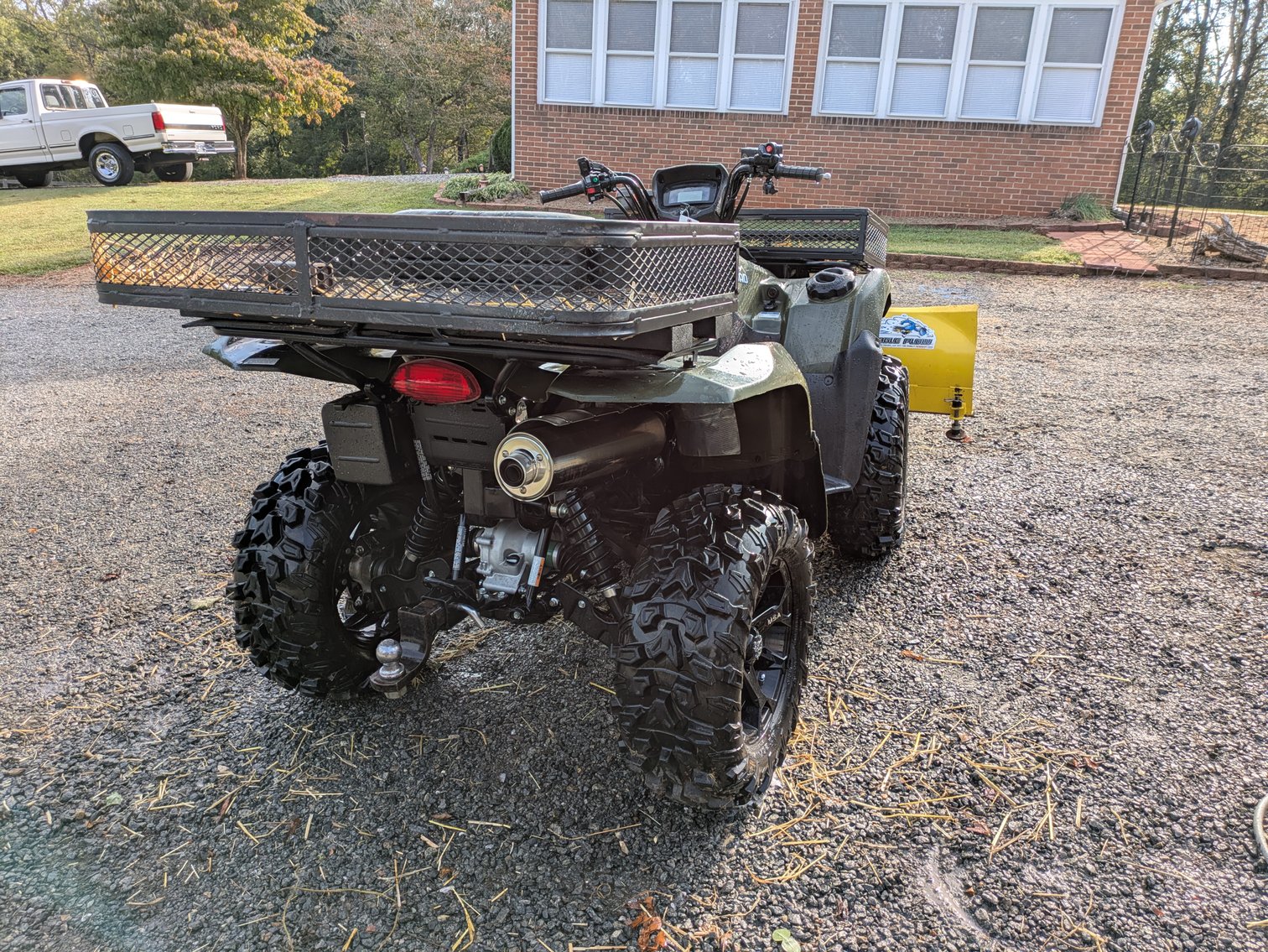 Image for Suzuki Kingquad 750 AX 4 X 4 - 2013 Year Model with only 332 Hours Power Steering, Snow Blade, Electric Winch