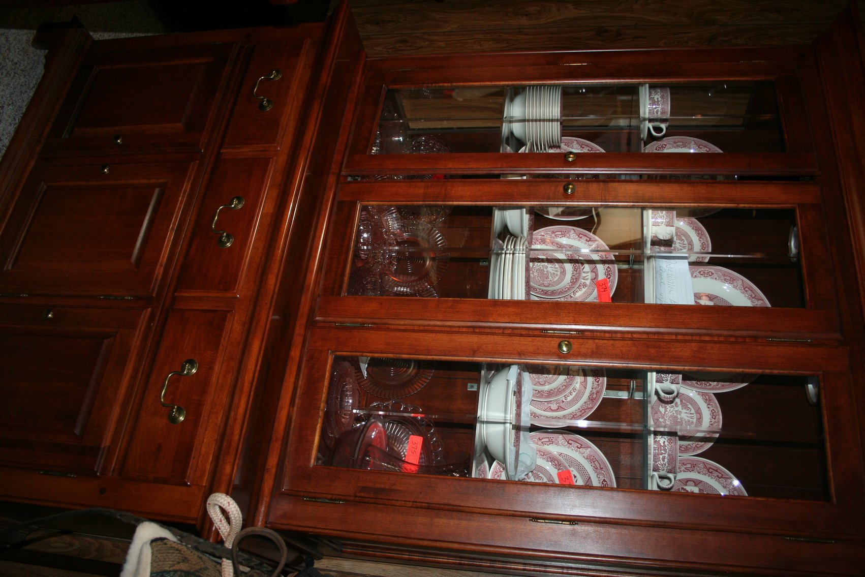 Image for Cherry China Cabinet  Beautiful