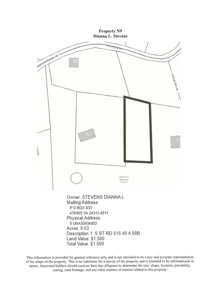 Image for NJ9 - Vacant; near Kiawana Road, Atkins 24311