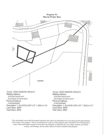 Image for NOTICE OF DELINQUENT REAL ESTATE TAXES AND SALE OF REAL PROPERTY IN SMYTH COUNTY, VIRGINIA