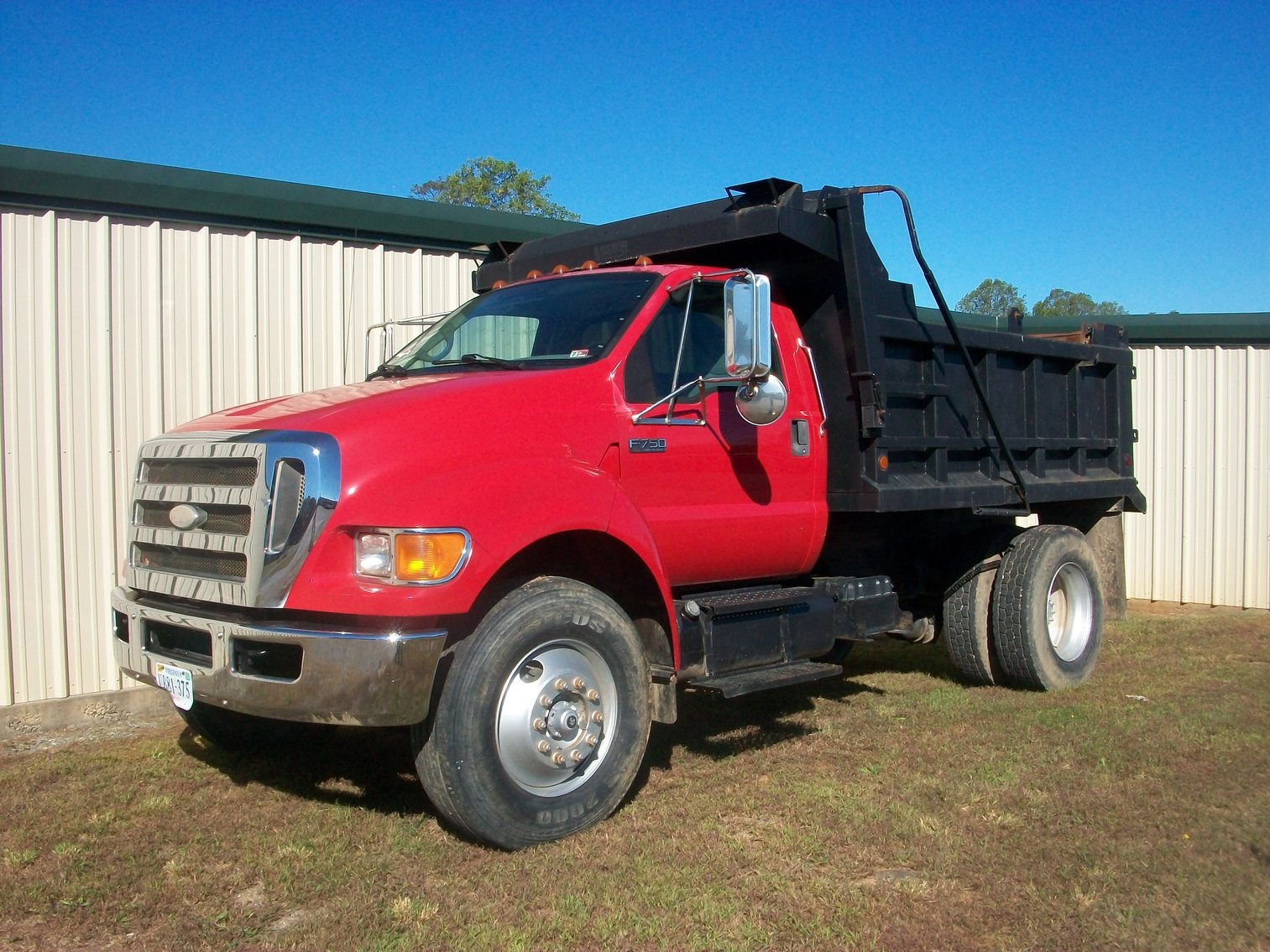 Image for 2008 Blue Diamond Ford F-750 Dump Truck.
