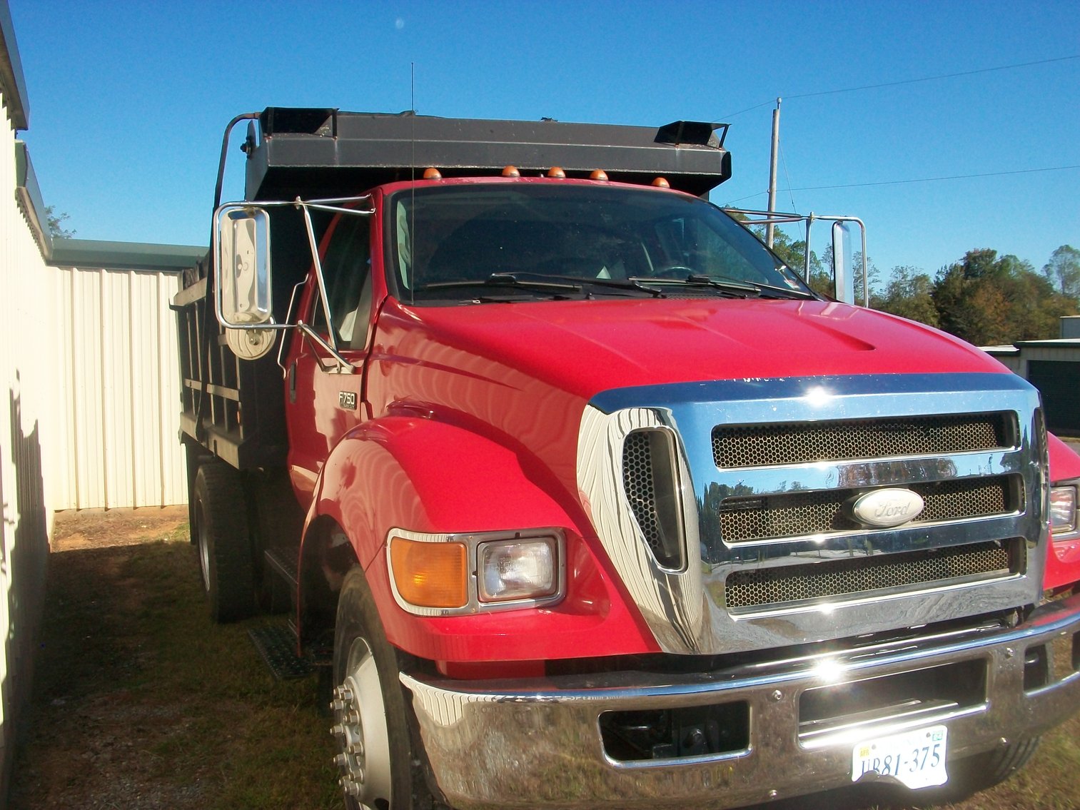 Image for 2008 Blue Diamond Ford F-750 Dump Truck.