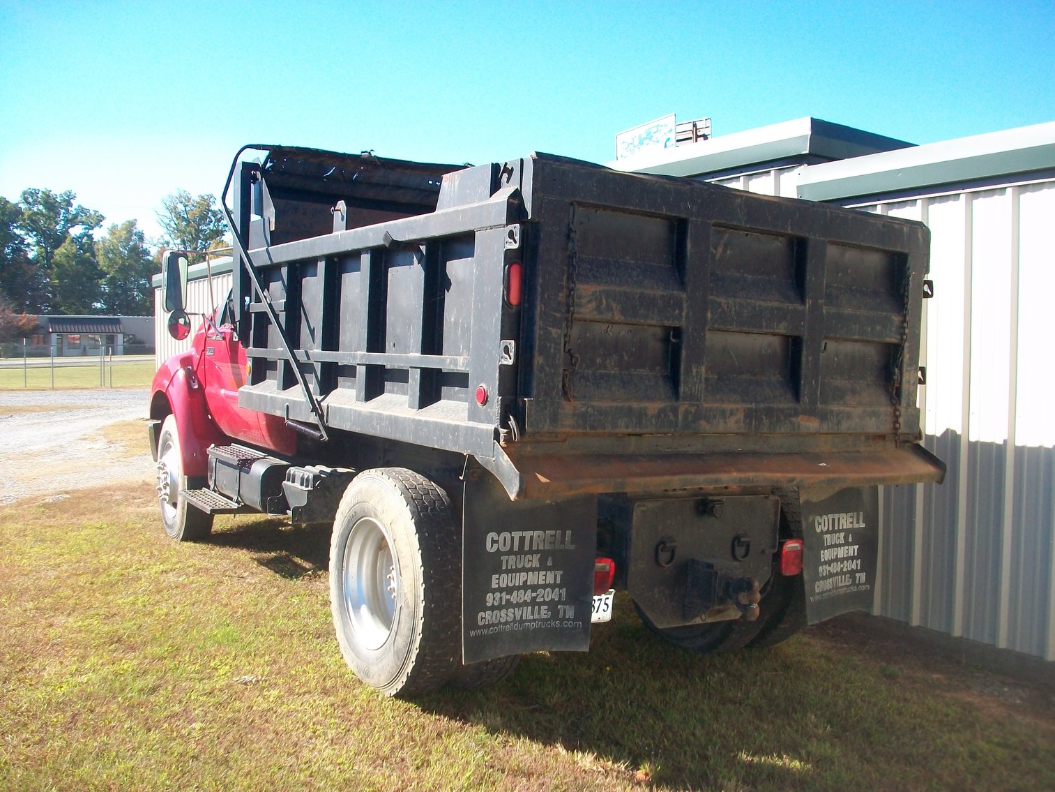 Image for 2008 Blue Diamond Ford F-750 Dump Truck.