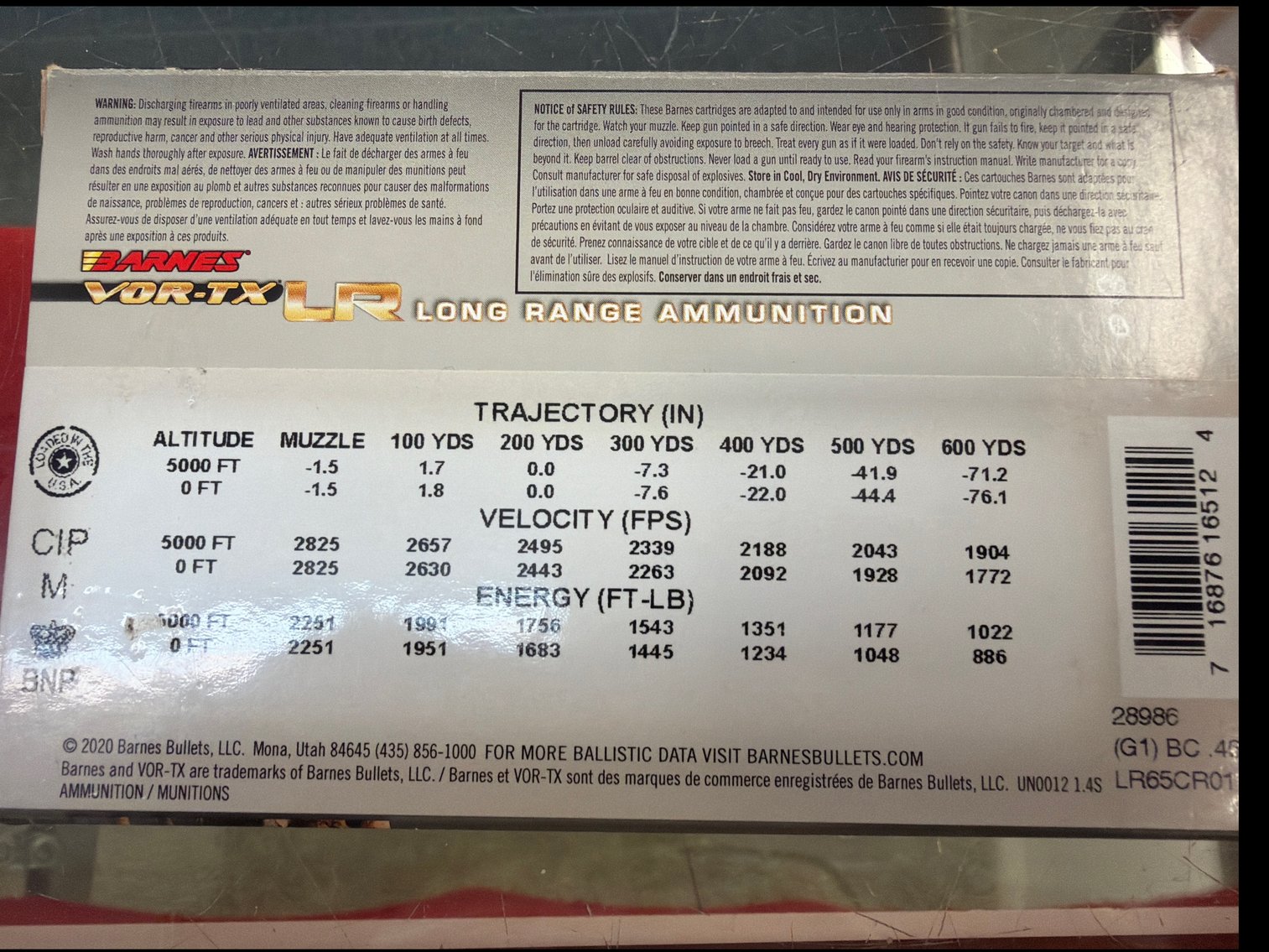 Image for 6.5 Creedmoor 127Gr LRX BT