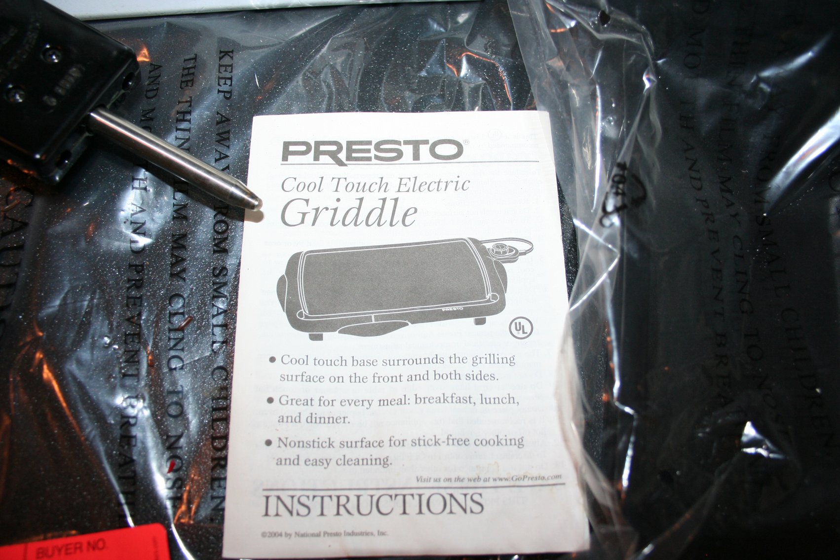 Image for Presto Electric Griddle