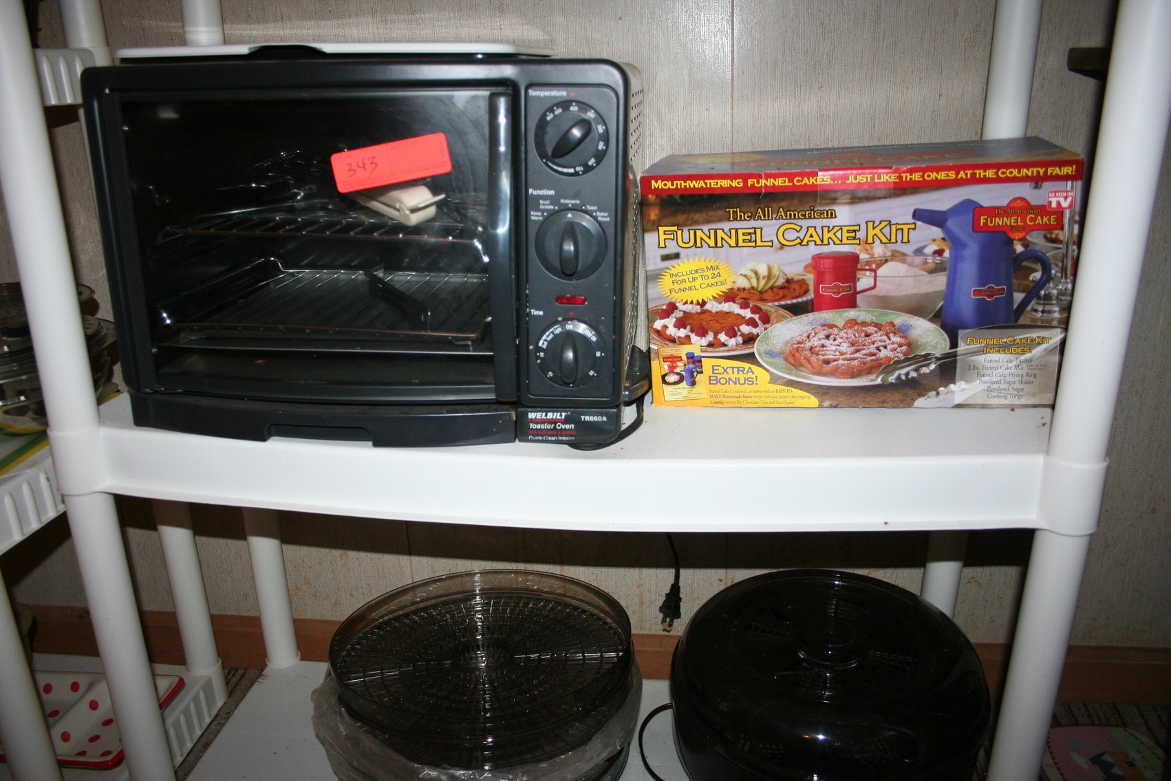 Image for Toaster oven, kitchen items, shelf