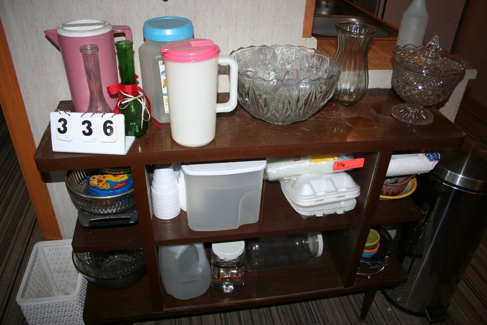 Image for Mid Century cabinet & contents