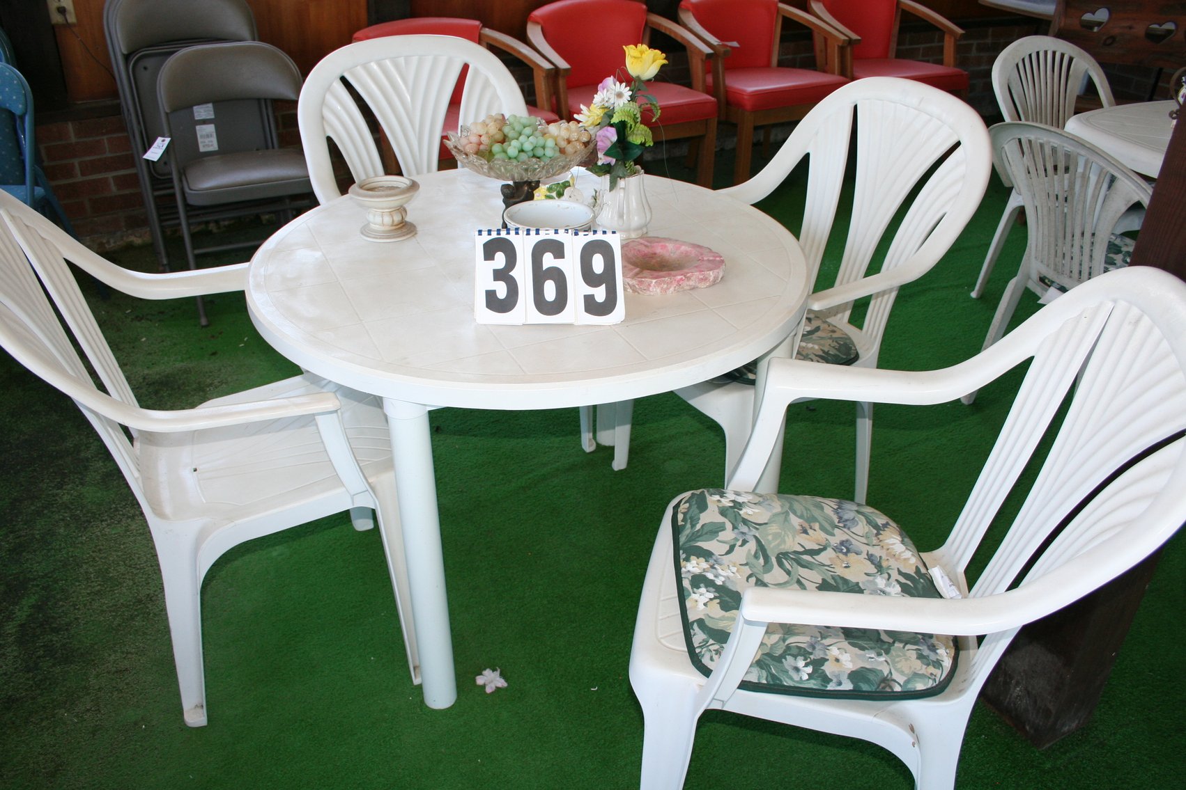 Image for Table & 4 chairs