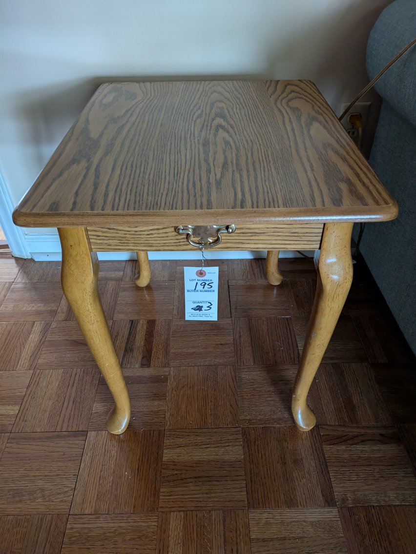 Image for Queen Ann style coffee table and end tables