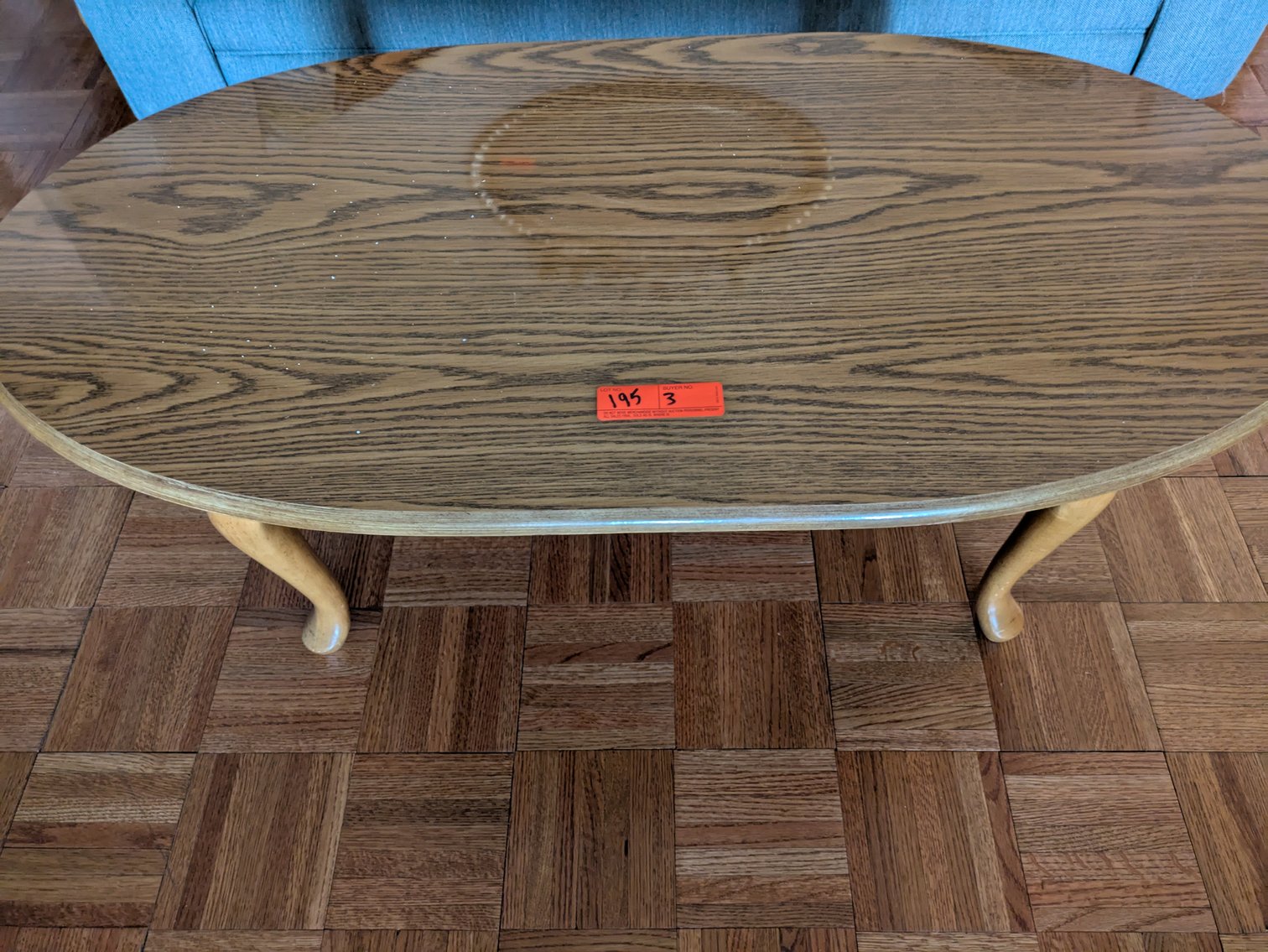 Image for Queen Ann style coffee table and end tables