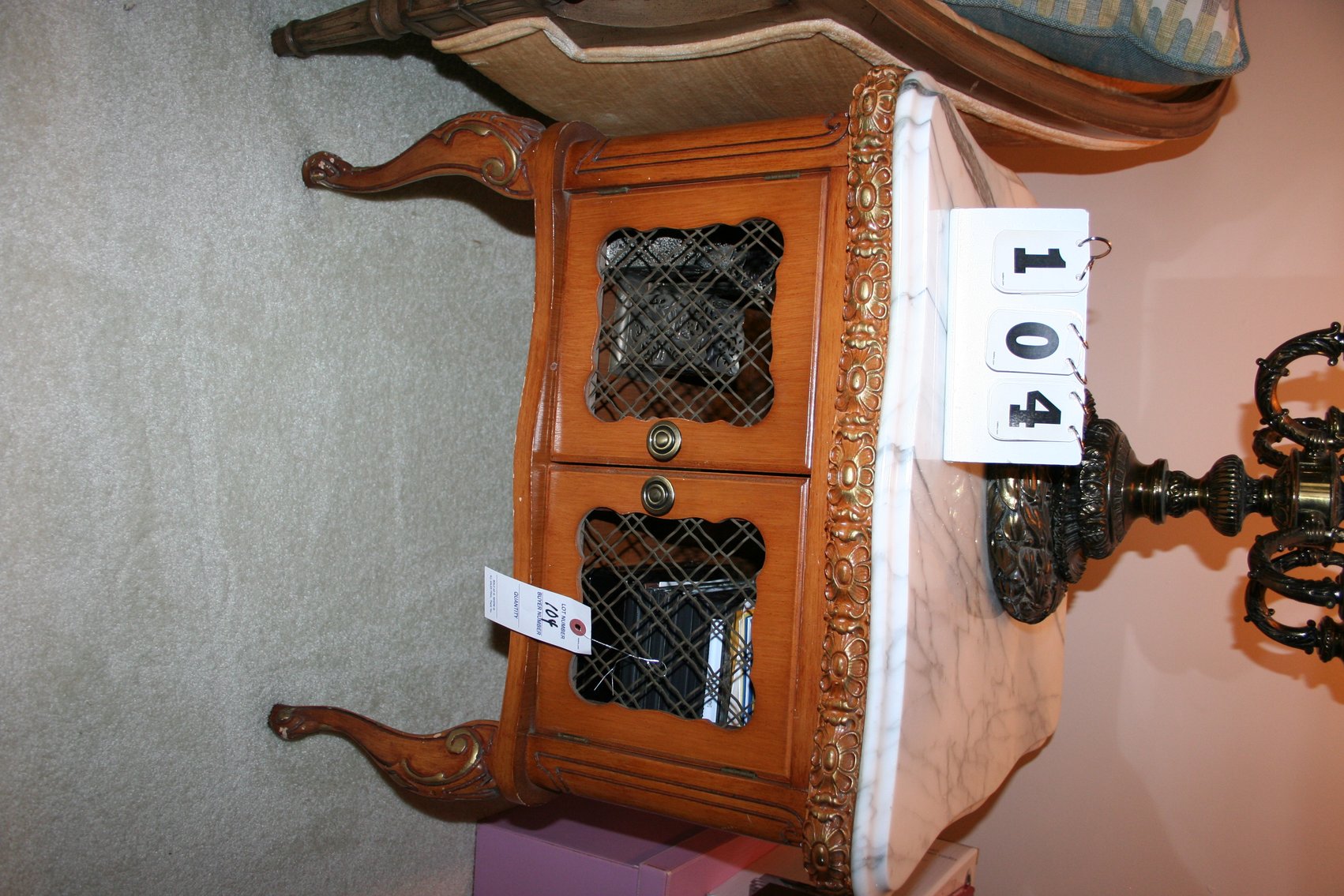 Image for Vintage French Louis XV style night stand