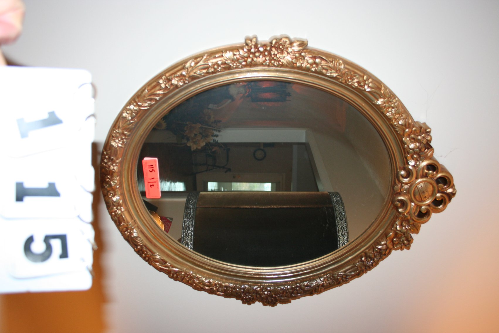 Image for Pair oval mirrows 28 X 22 (2)