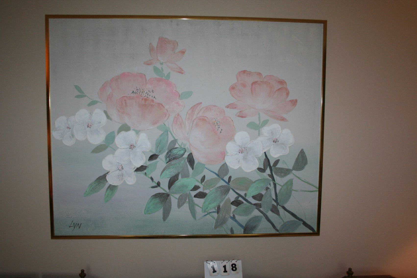 Image for Oil on canvas signed LYN 40