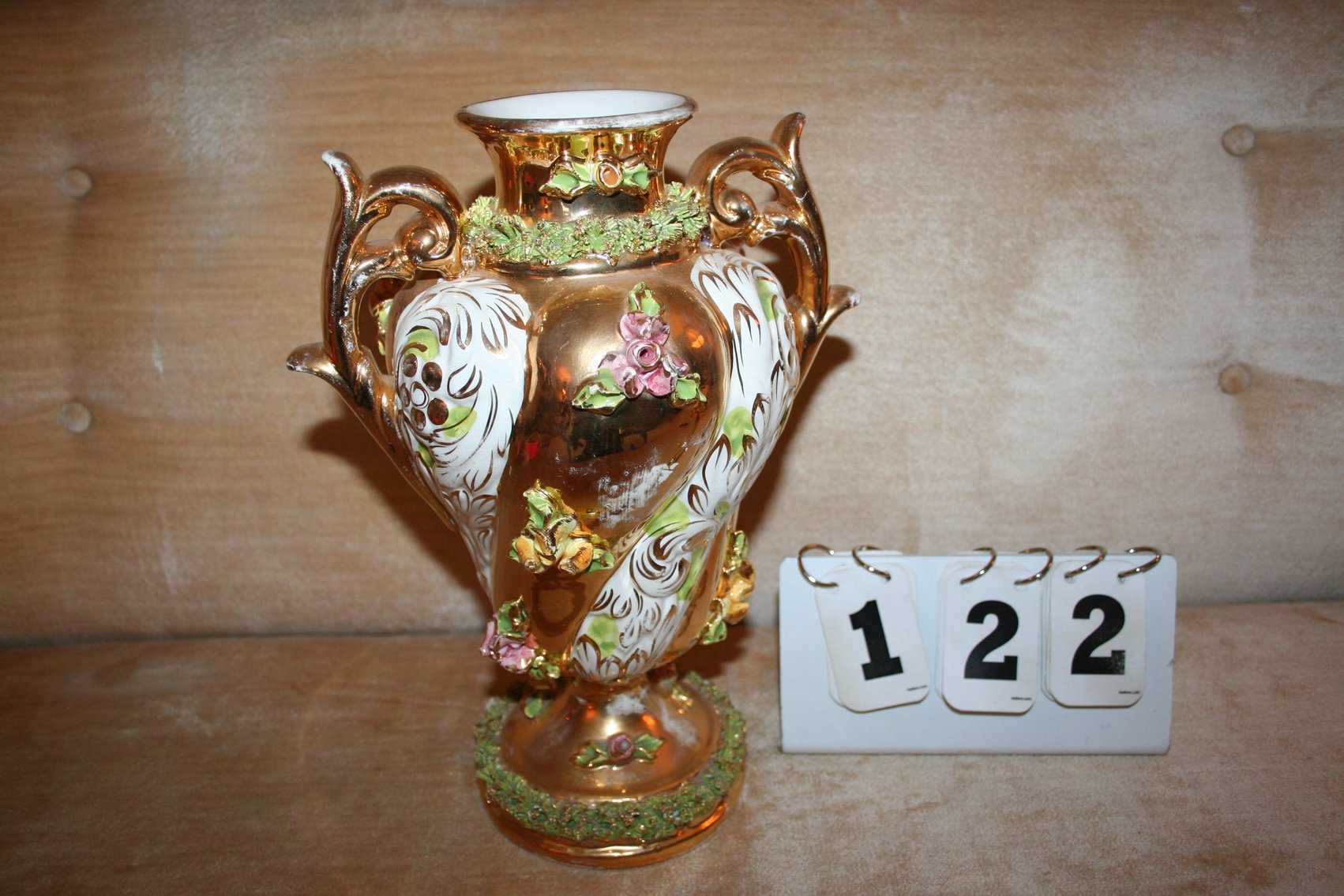 Image for Vintage Italian porcelain vase 12