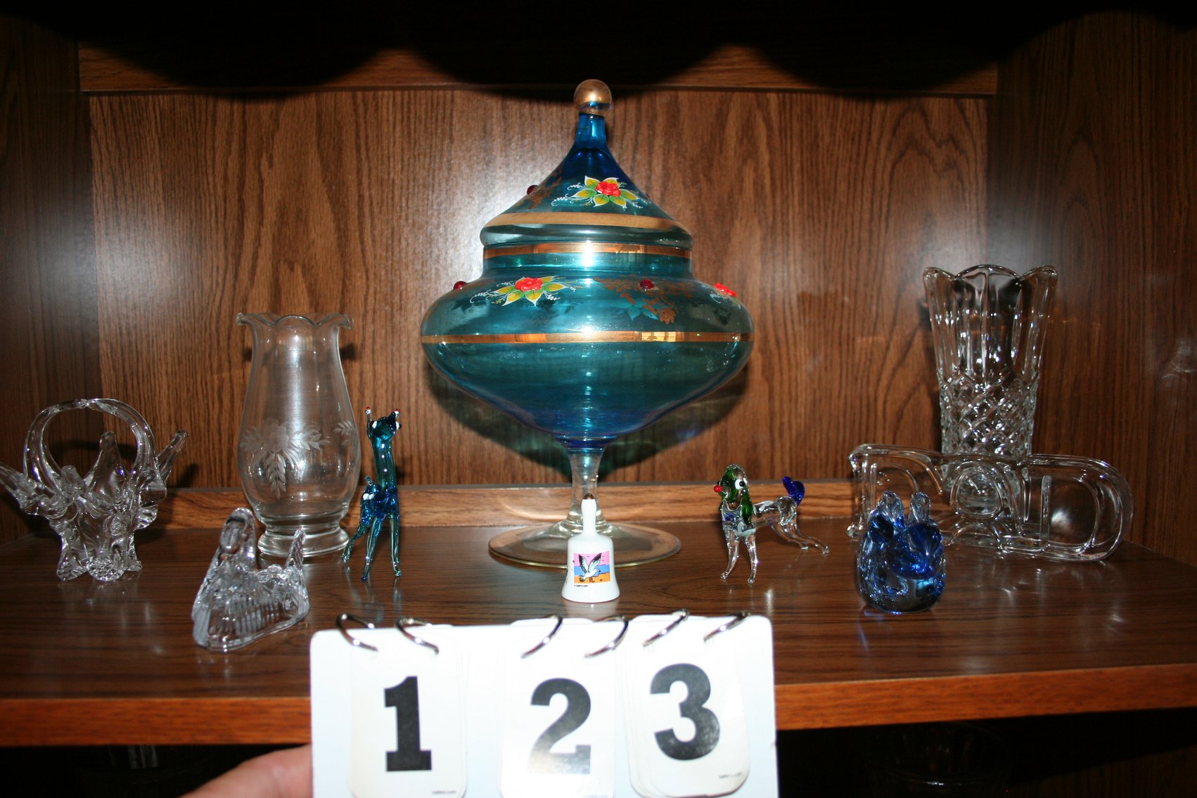 Image for Vintage lidded candy jar 