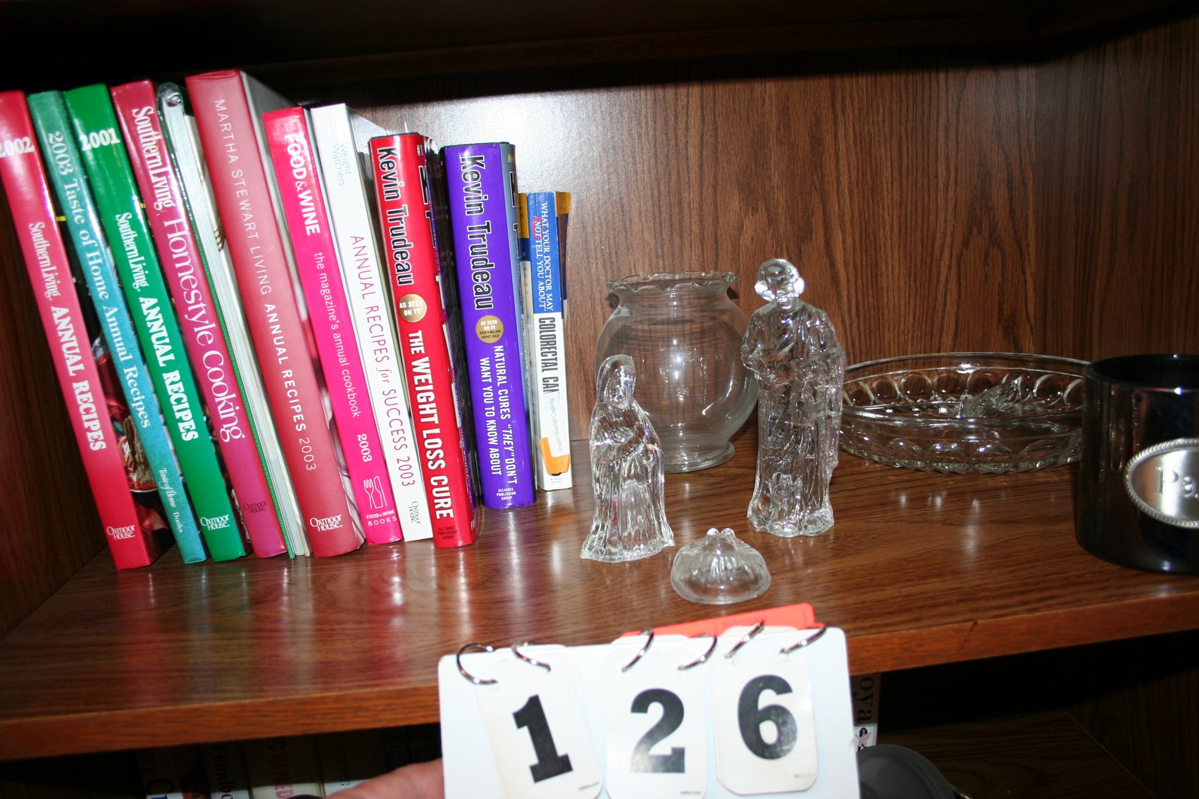 Image for Cookbook & glass figurines
