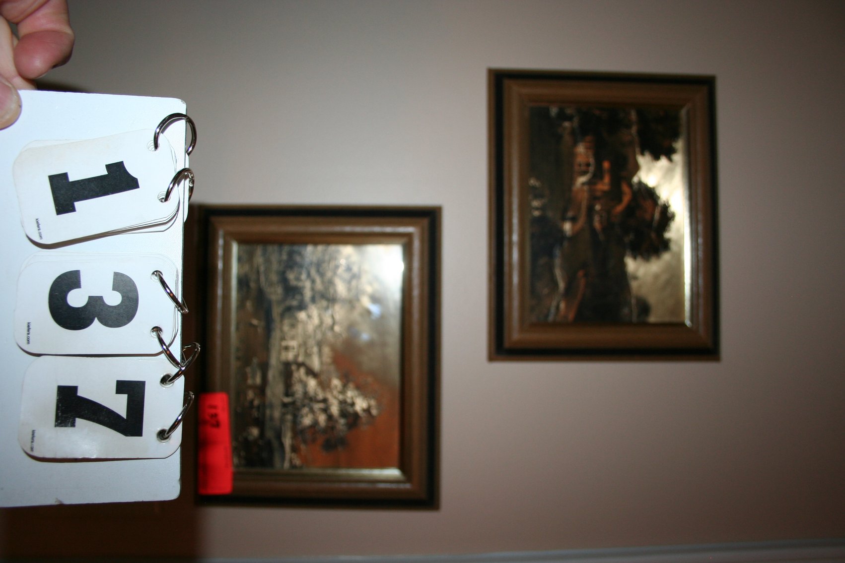 Image for Vintage Currier & Ives framed gold foil prints 1970's