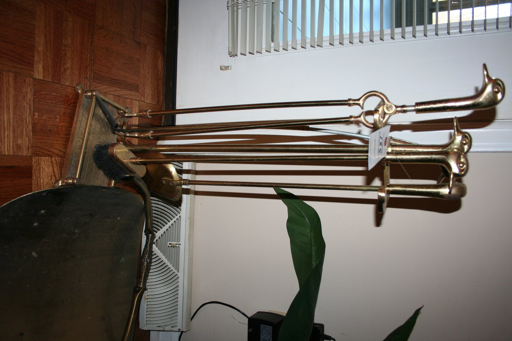 Image for Fireplace set & misc brass