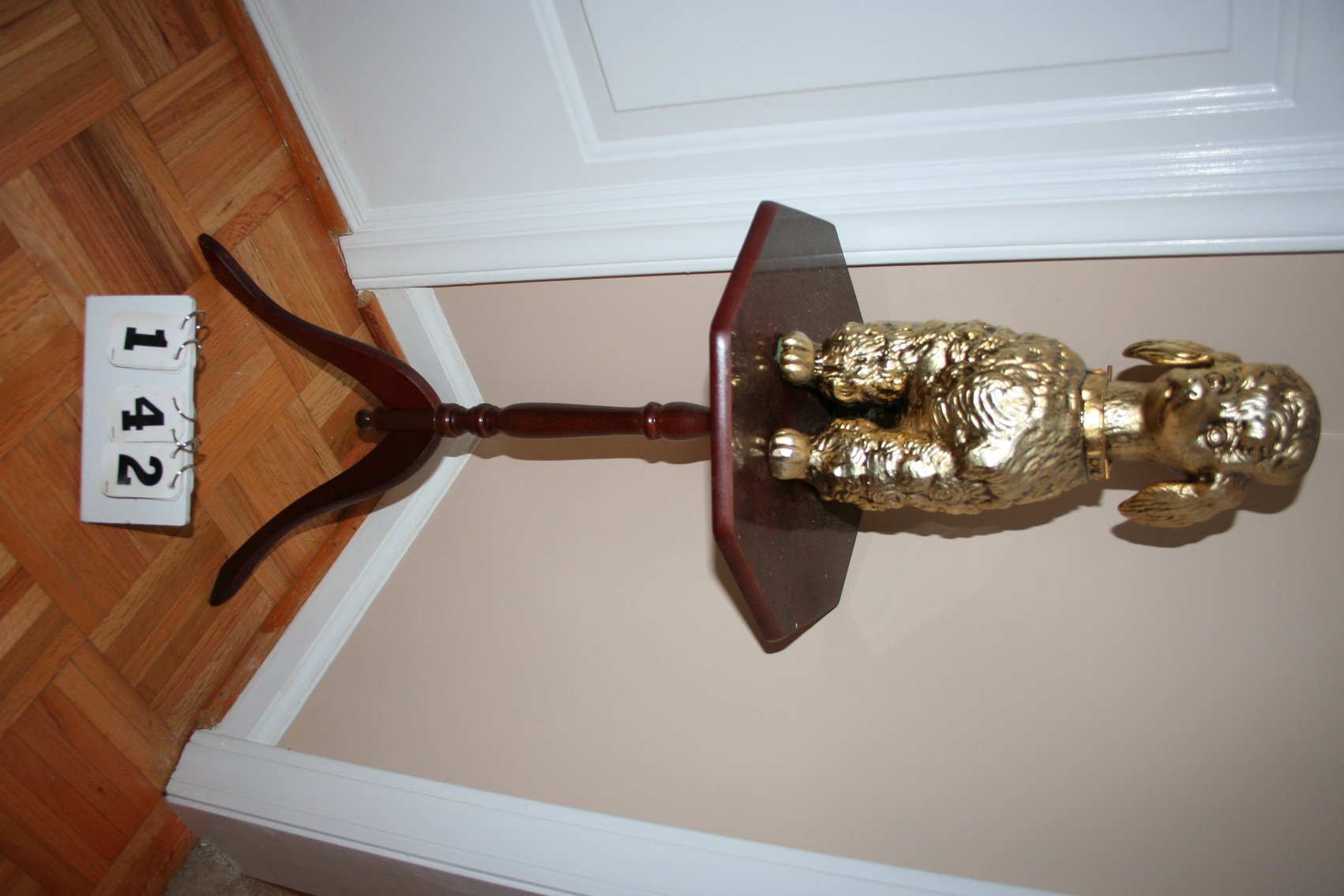 Image for Table & Ceramic Bobbing Head Poodle