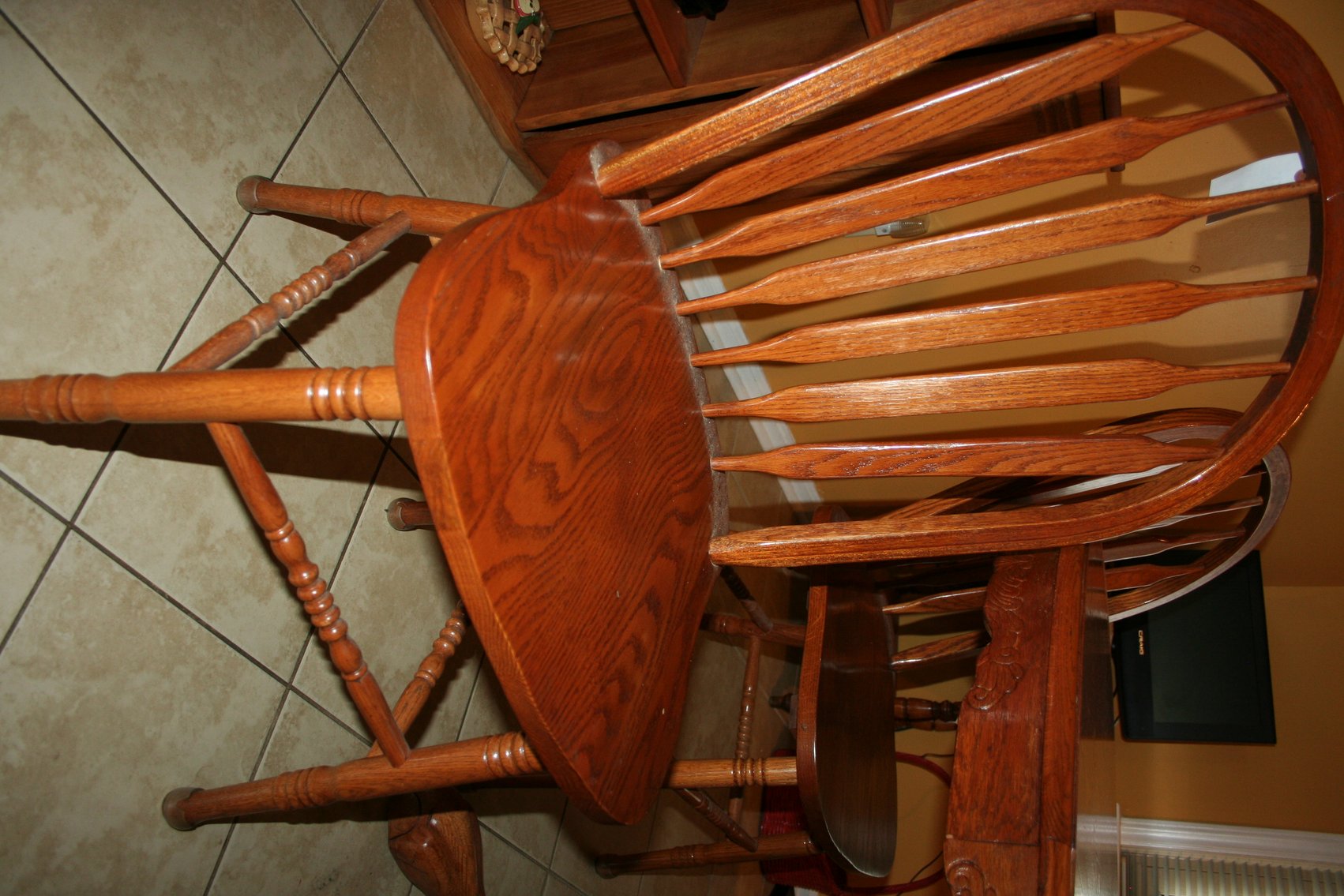 Image for Oak Dining Table & 4 chairs  60