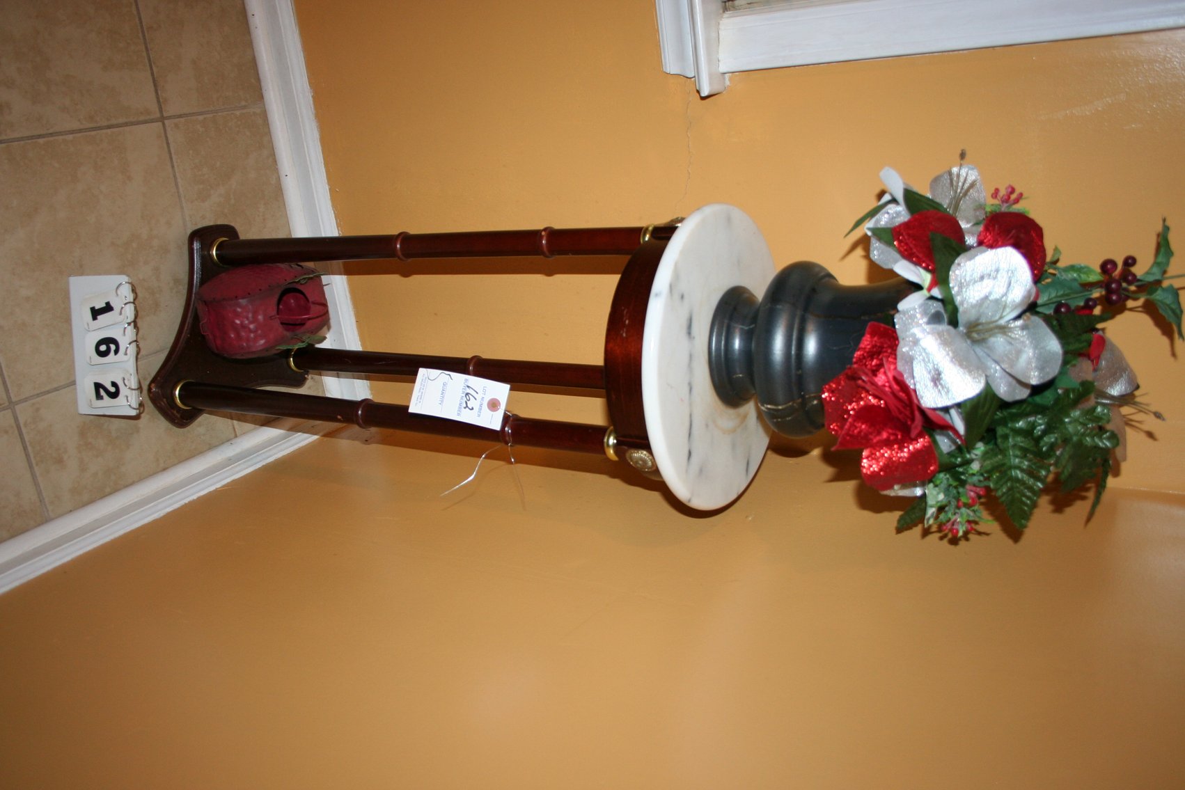 Image for Marble top plant stand