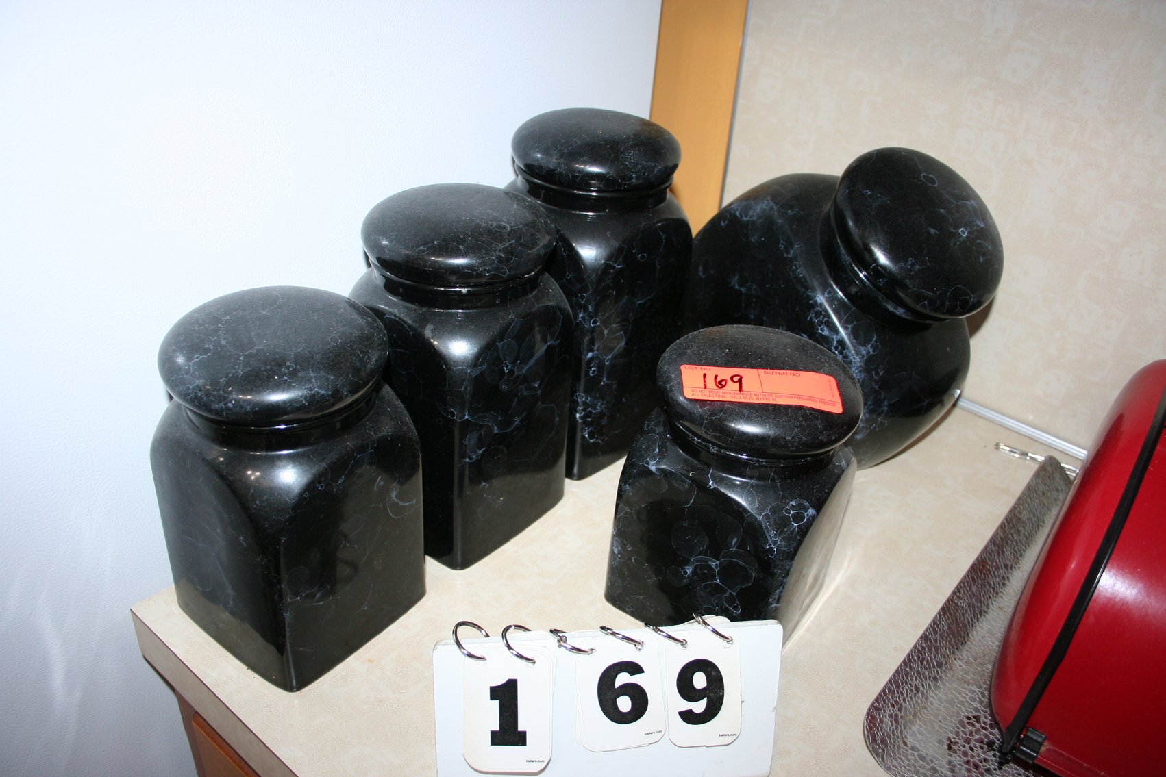 Image for Vintage cannister set - porcelain