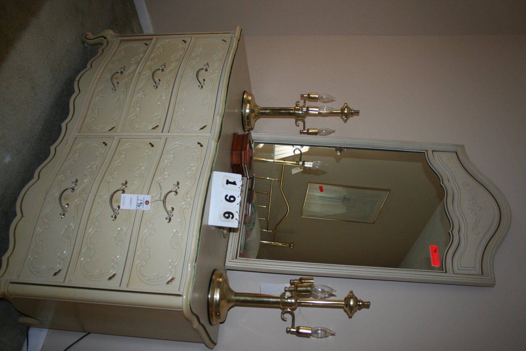 Image for Bedroom set 4 piece - Vintage hand painted