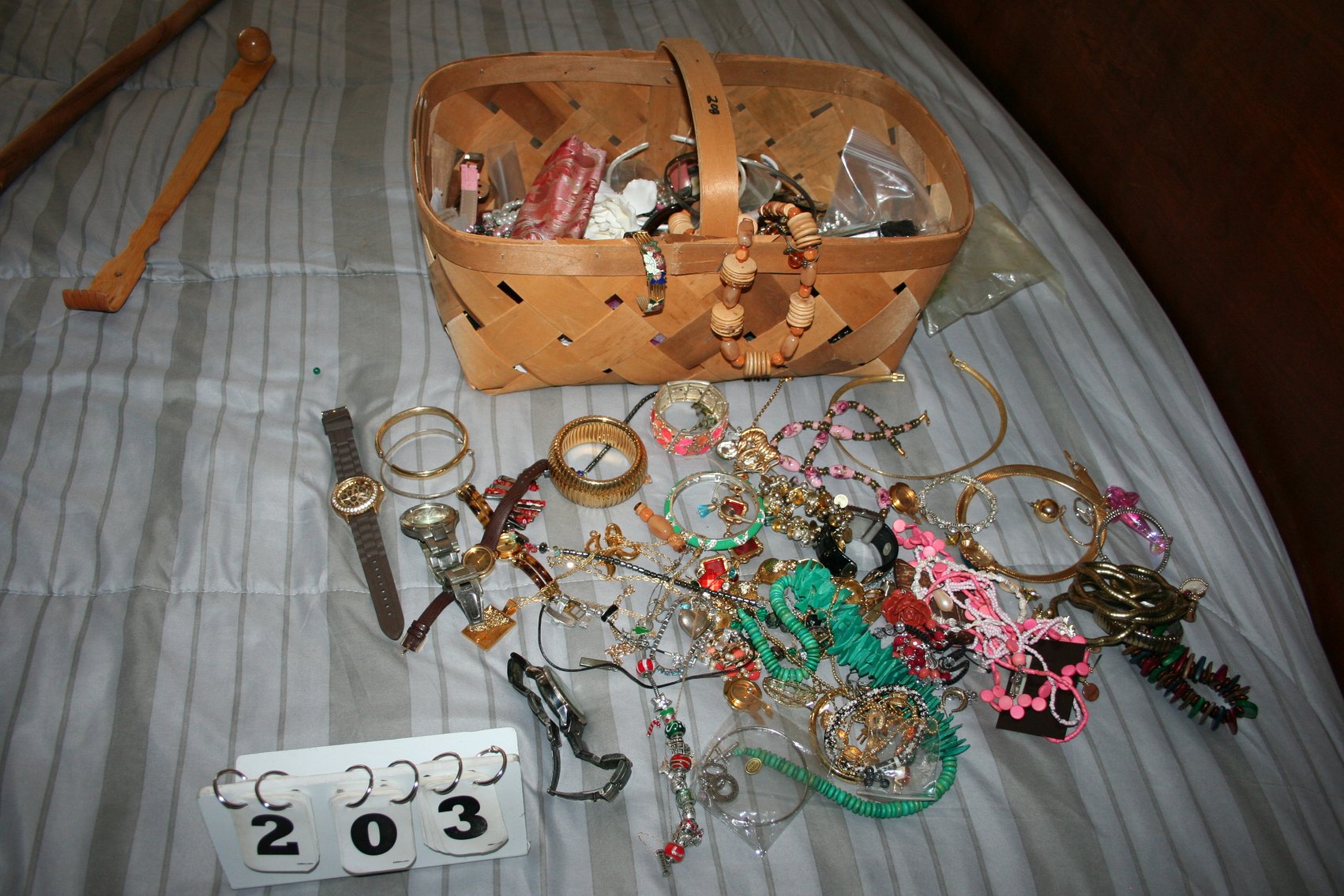 Image for Costume jewelry & cabinet