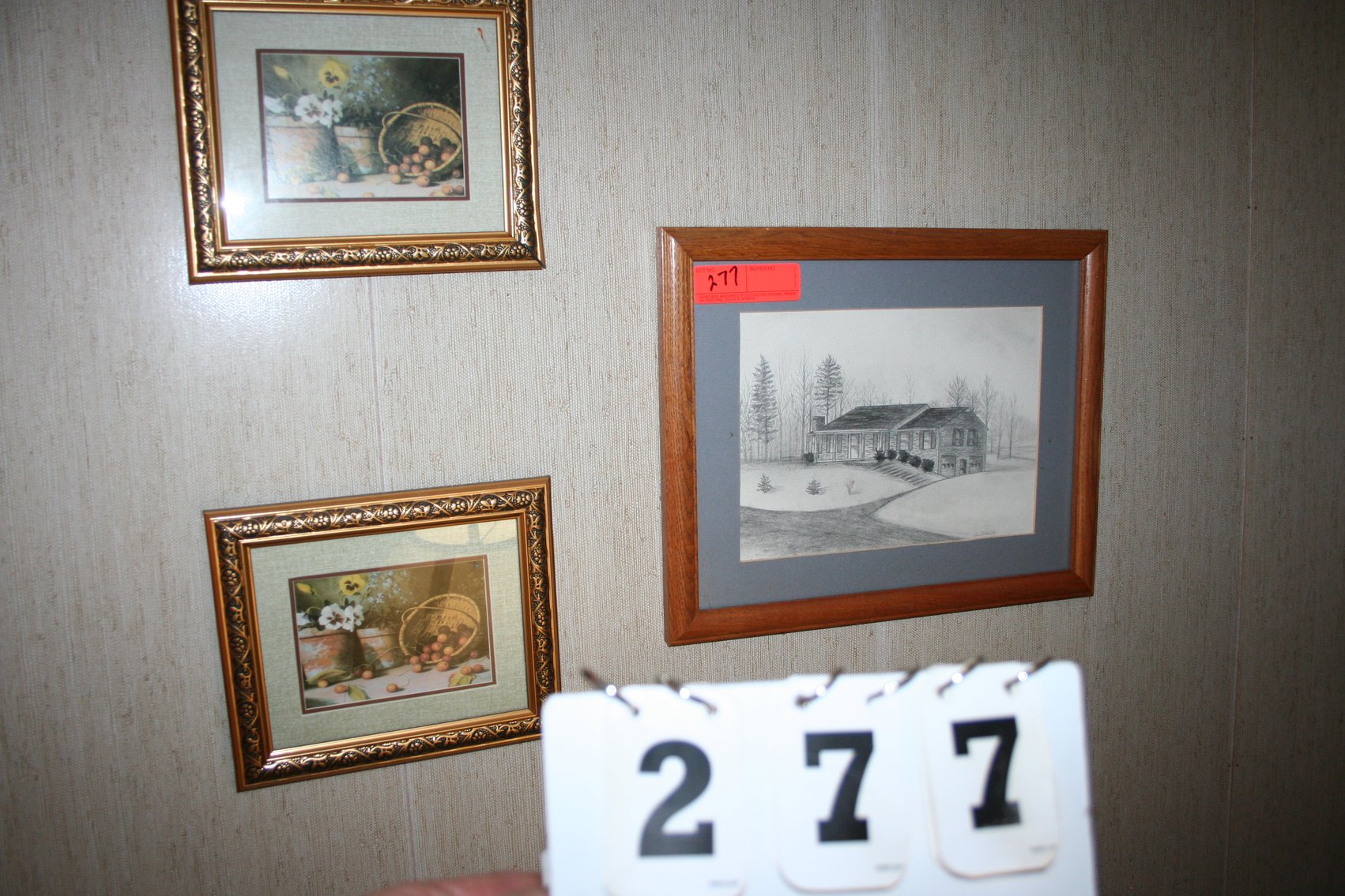 Image for Drawing signed JL Clary 94, misc pictures