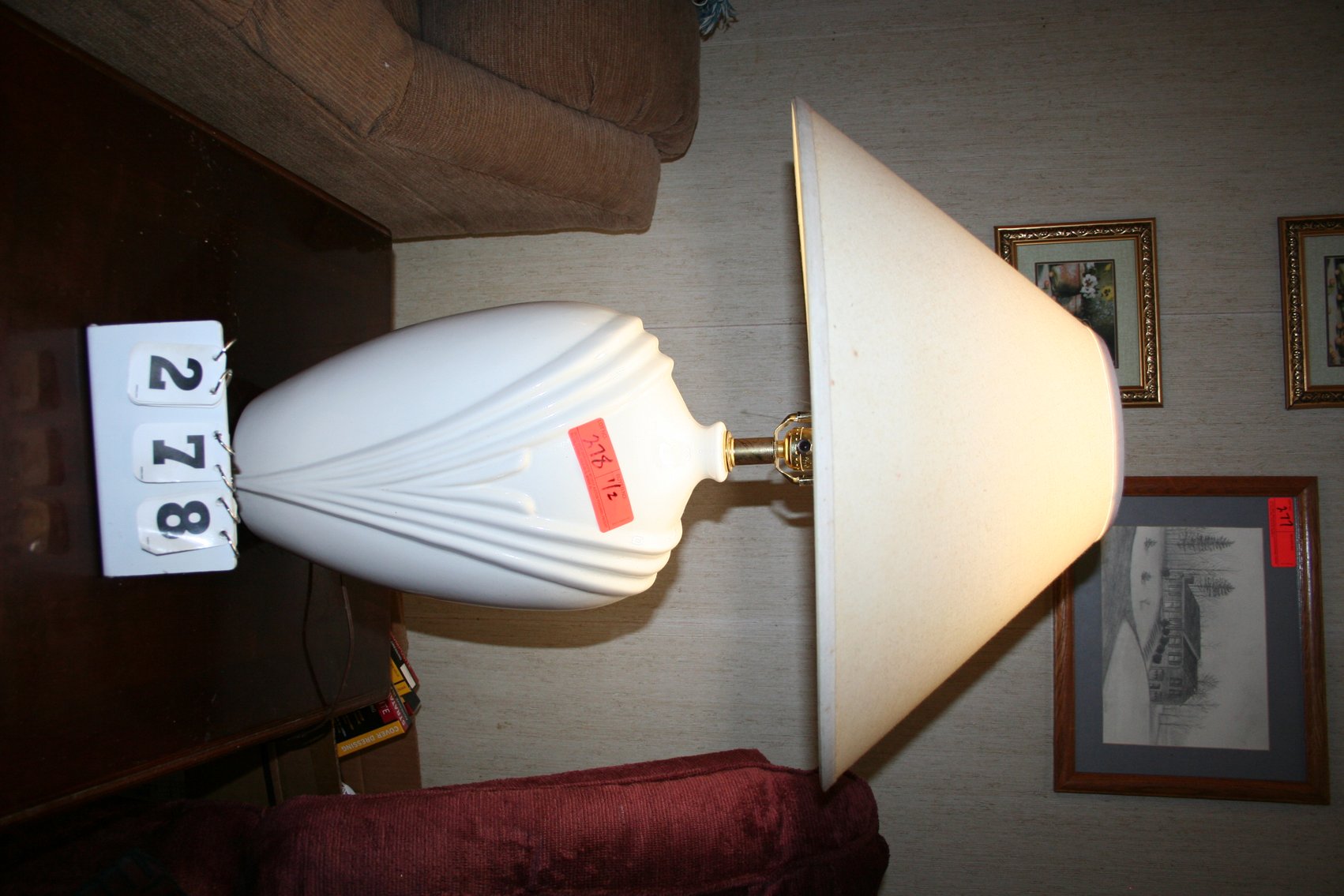 Image for 1980's pottery table lamps  (2)