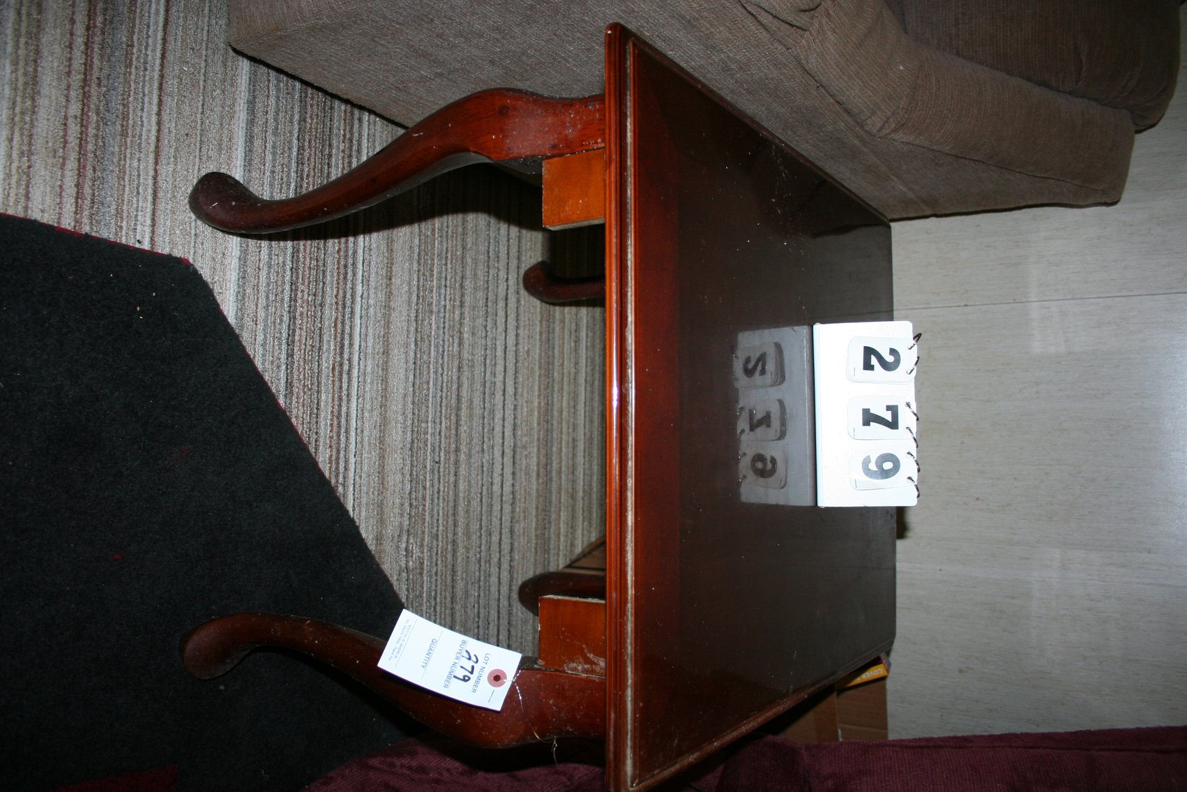 Image for End table 1950's Queen Anne Style