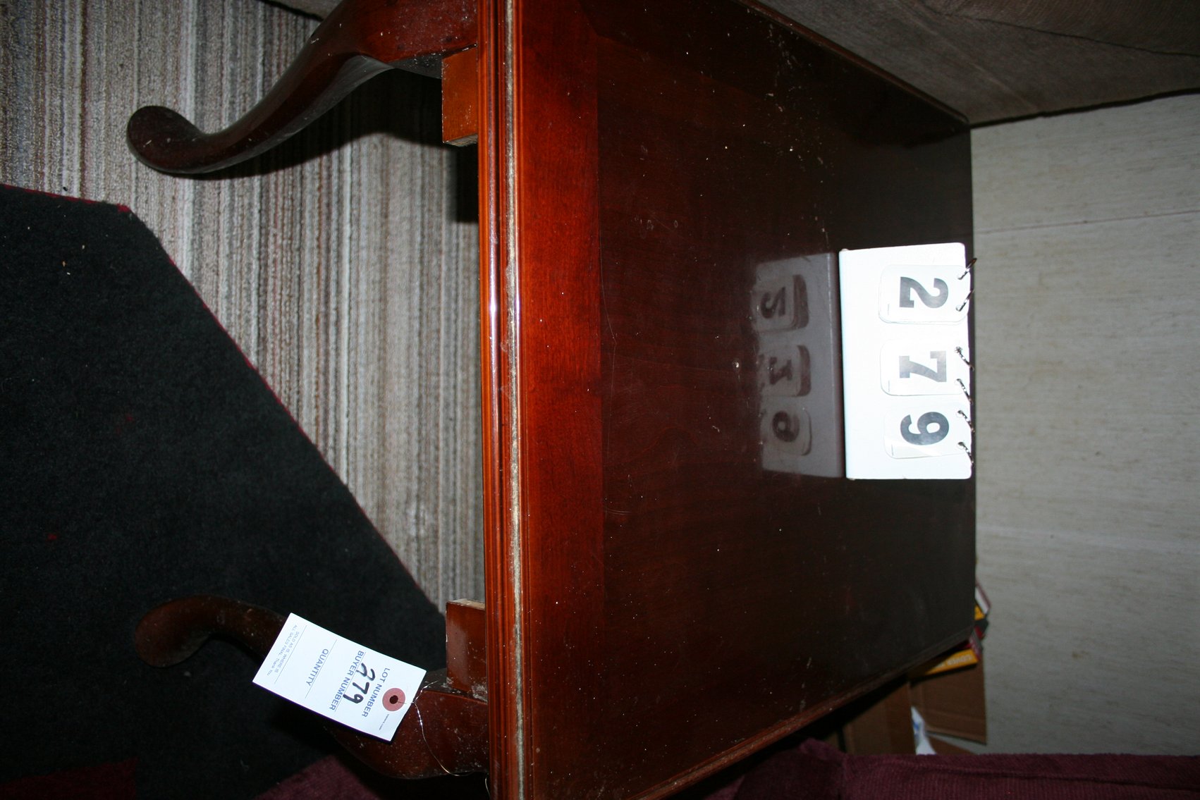 Image for End table 1950's Queen Anne Style