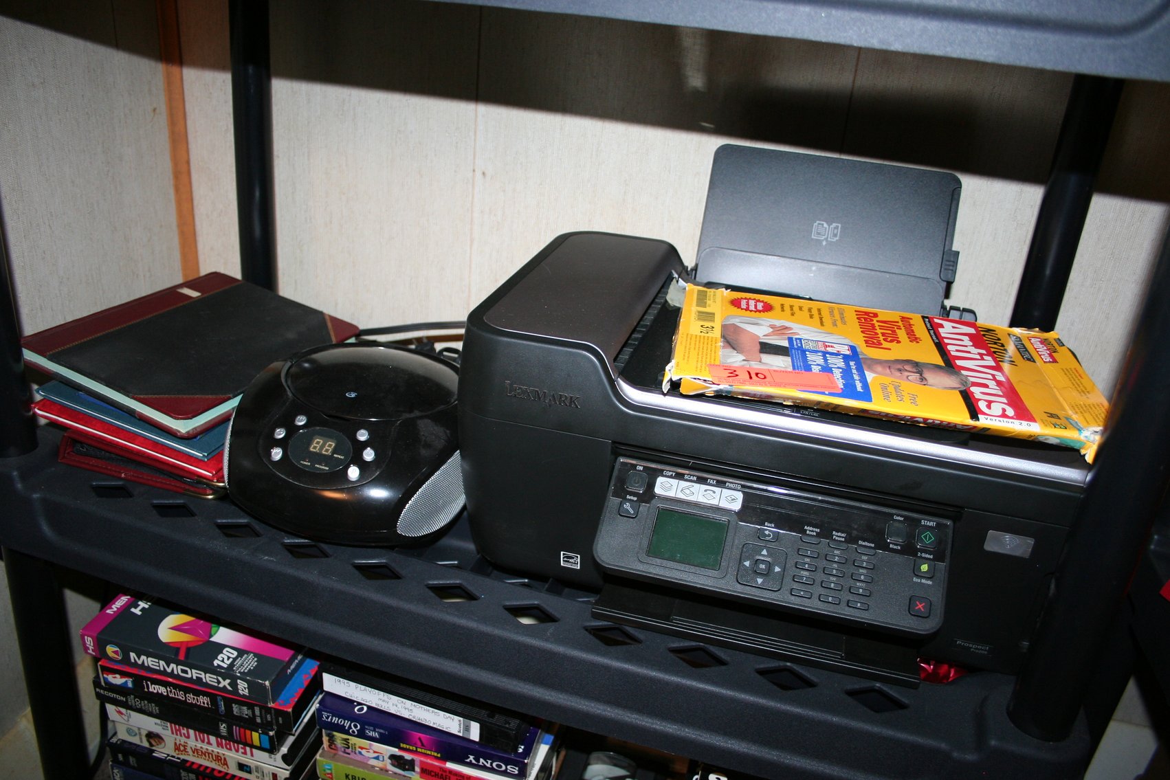 Image for Travel cooler, copier, shelf, misc items